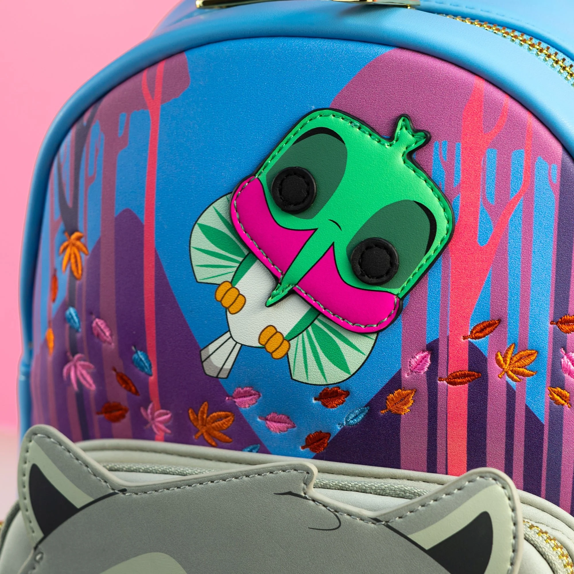 Loungefly x Disney Pocahontas Meeko Flit Earth Day Mini Backpack - Image 5