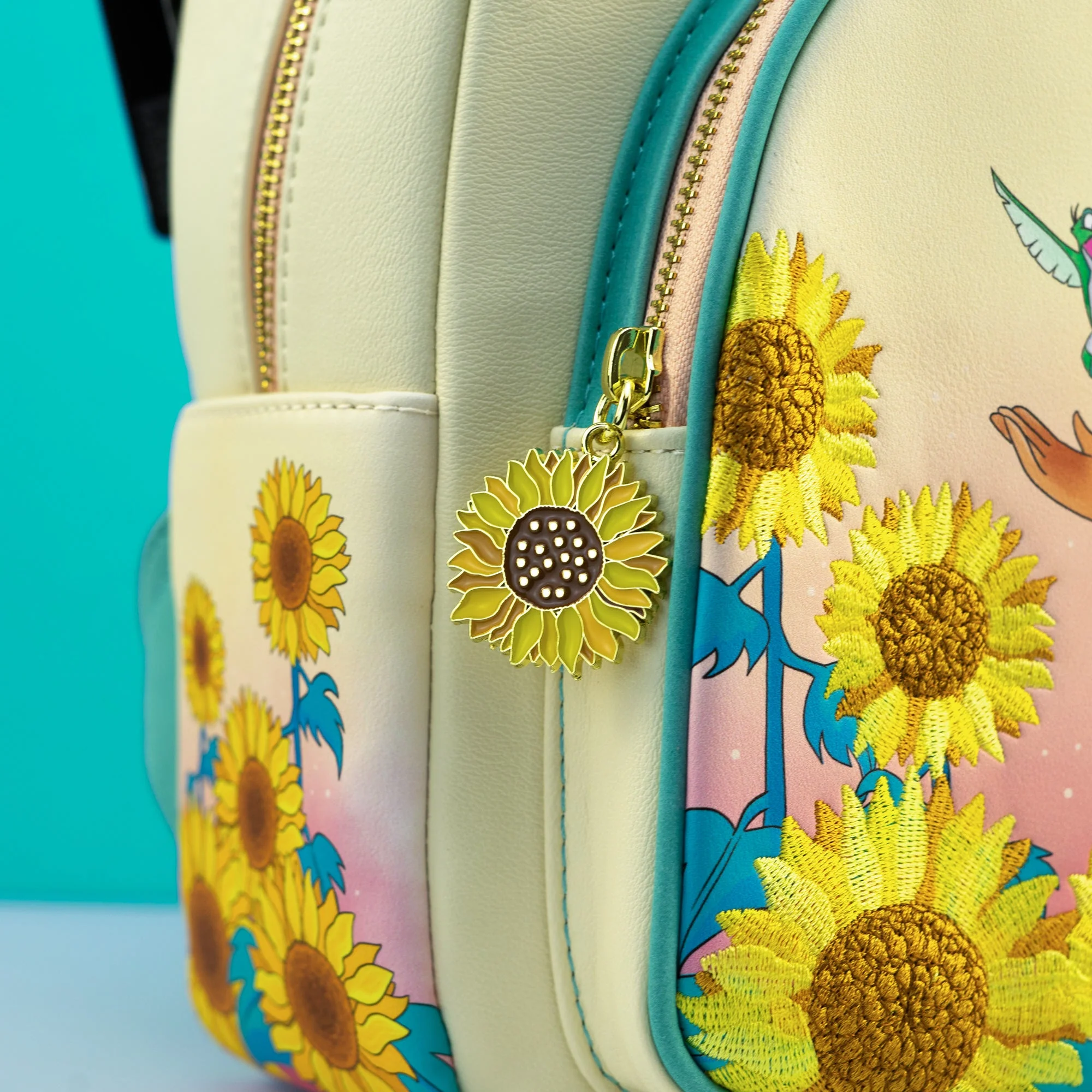 Loungefly x Disney Pocahontas Sunflowers Mini Backpack - Image 4