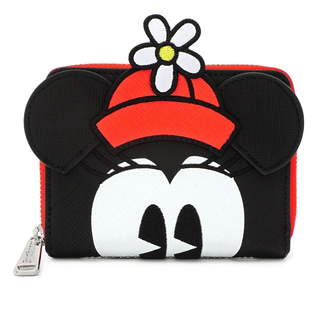 Loungefly x Disney Positively Minnie Polka Dot Zip Around Purse - Image 2