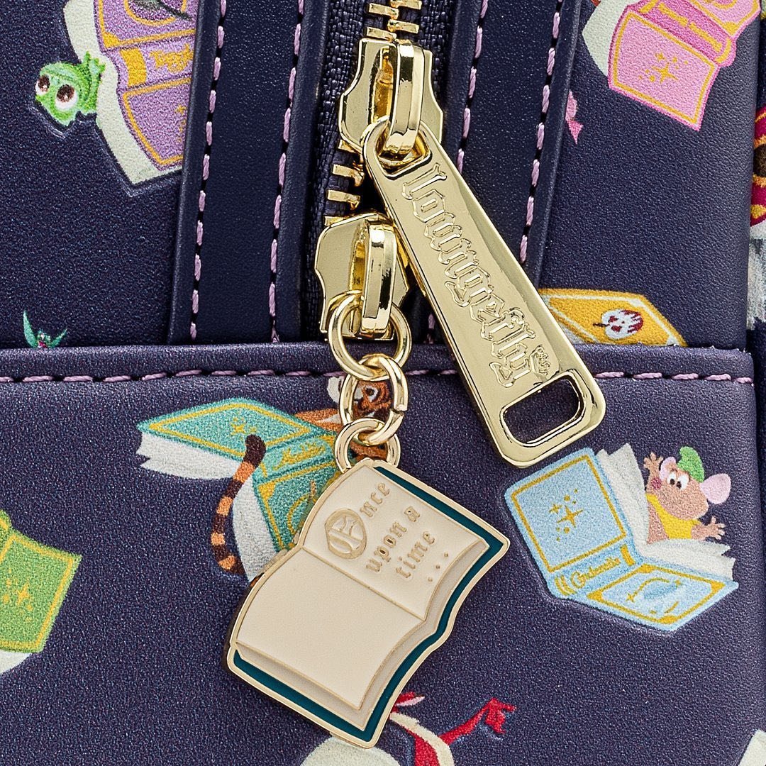 Loungefly x Disney Princess Books All Over Print Mini Backpack - Image 2