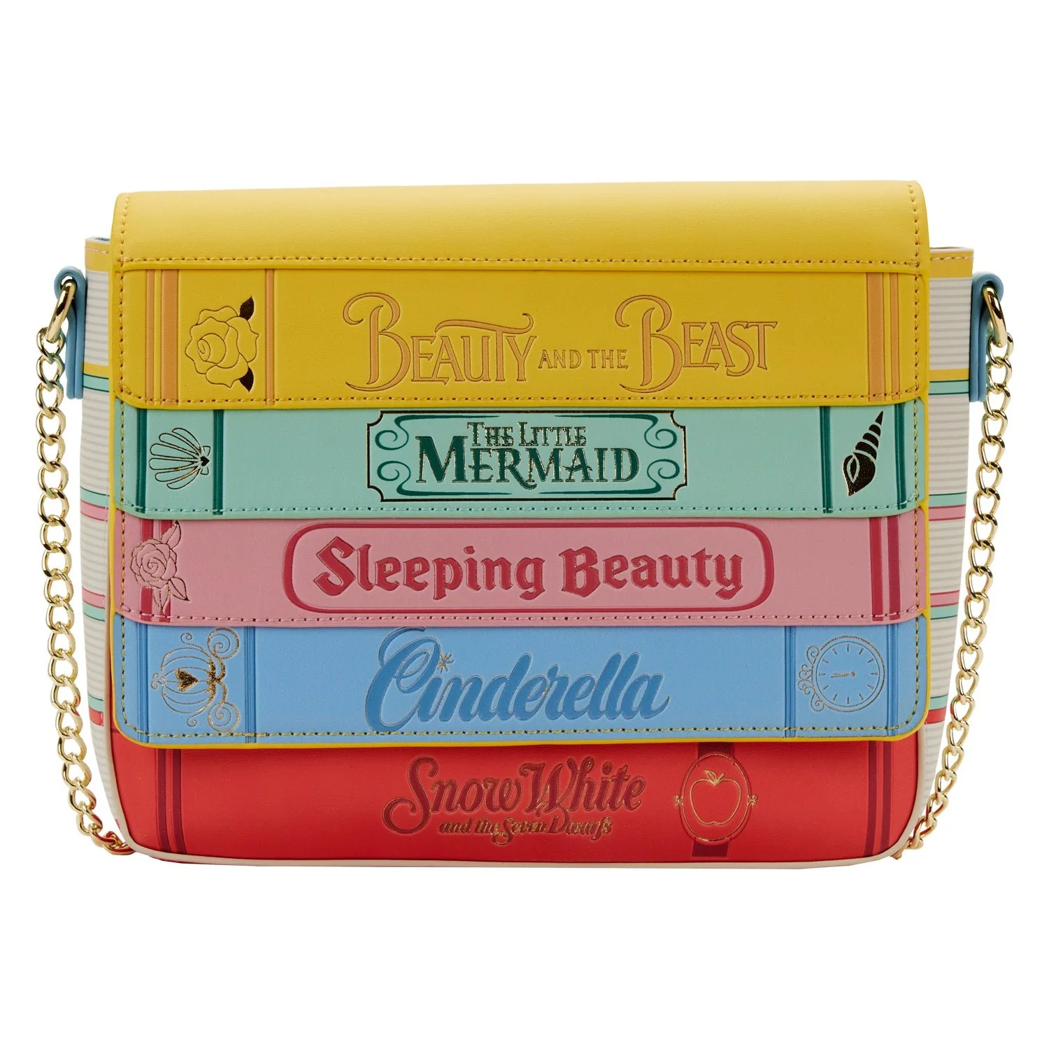Loungefly x Disney Classic Princess Books Crossbody Bag - Image 2