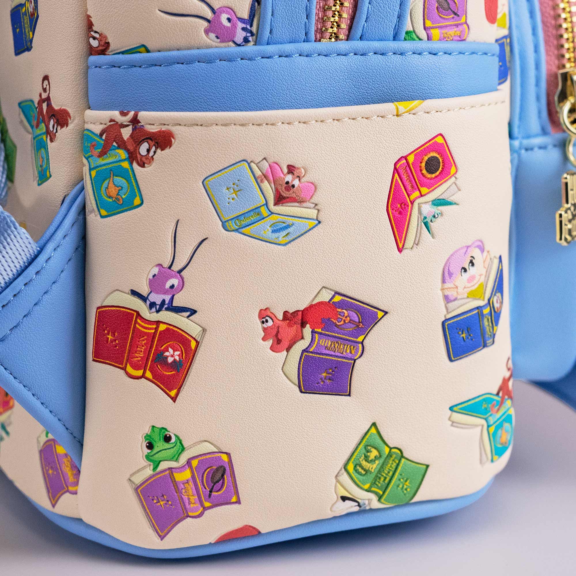Loungefly x Disney Classic Princess Books Mini Backpack - Image 5