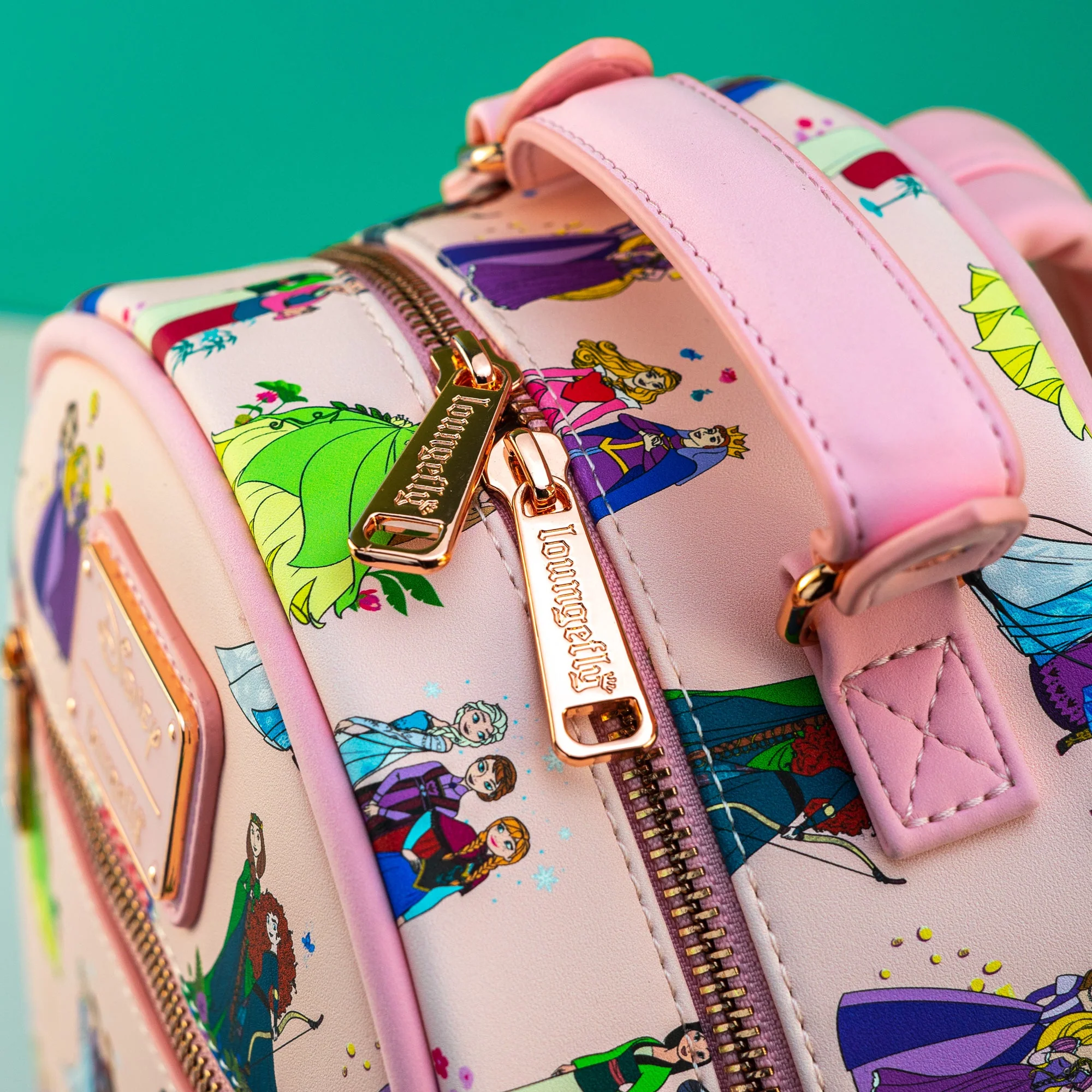 Loungefly x Disney Princess Mother and Daughters AOP Mini Backpack and Coin Purse - Image 6