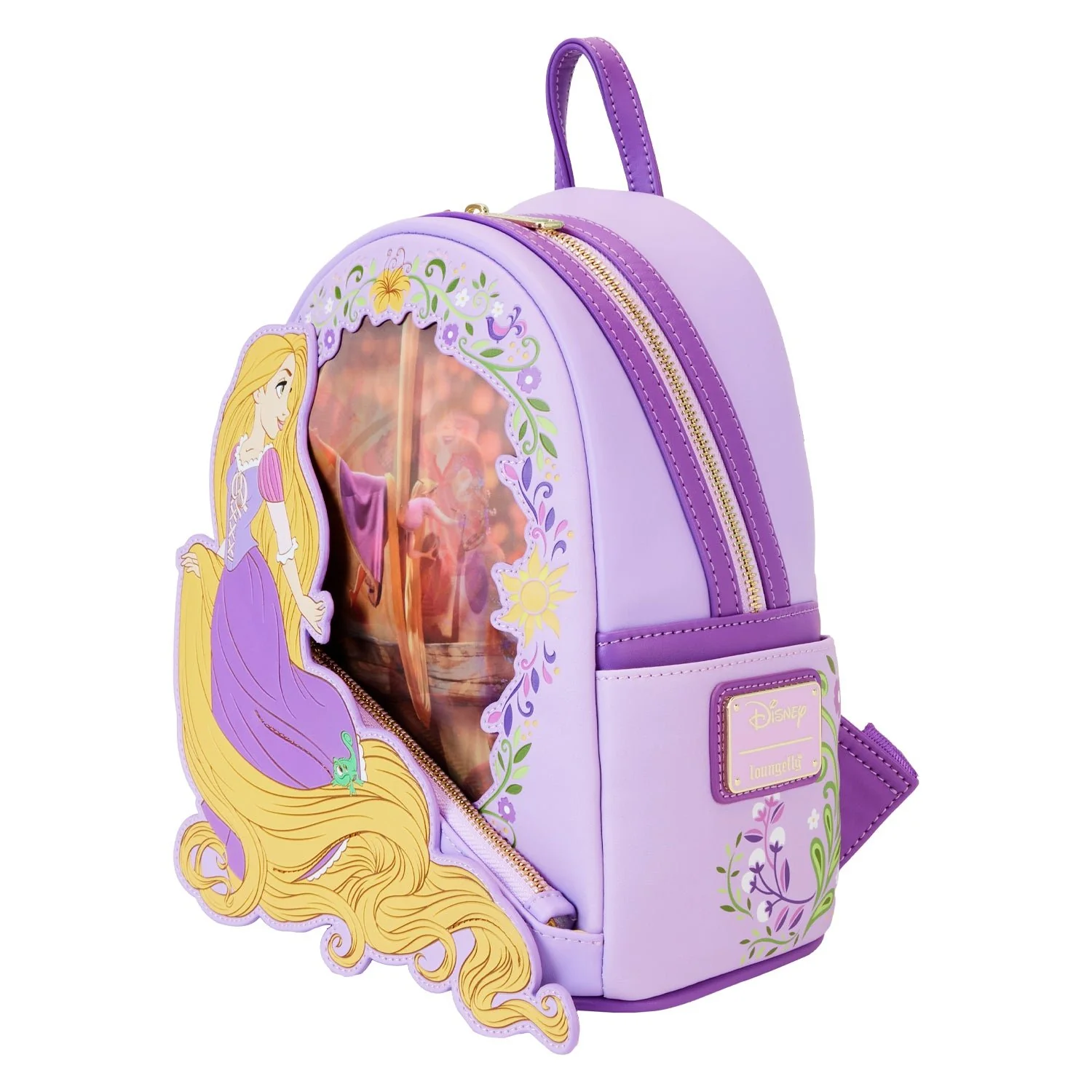 Loungefly x Disney Princess Rapunzel Lenticular Mini Backpack - Image 3