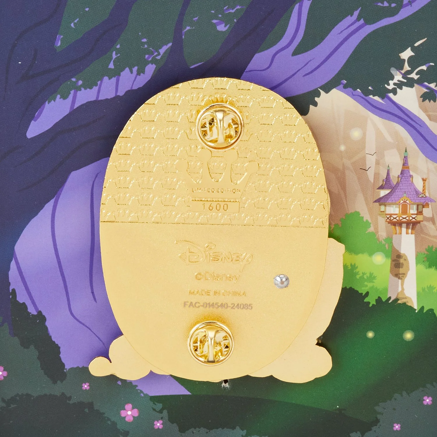 Loungefly x Disney Princess Rapunzel Lentincular 3" Collector Box Pin - Image 5