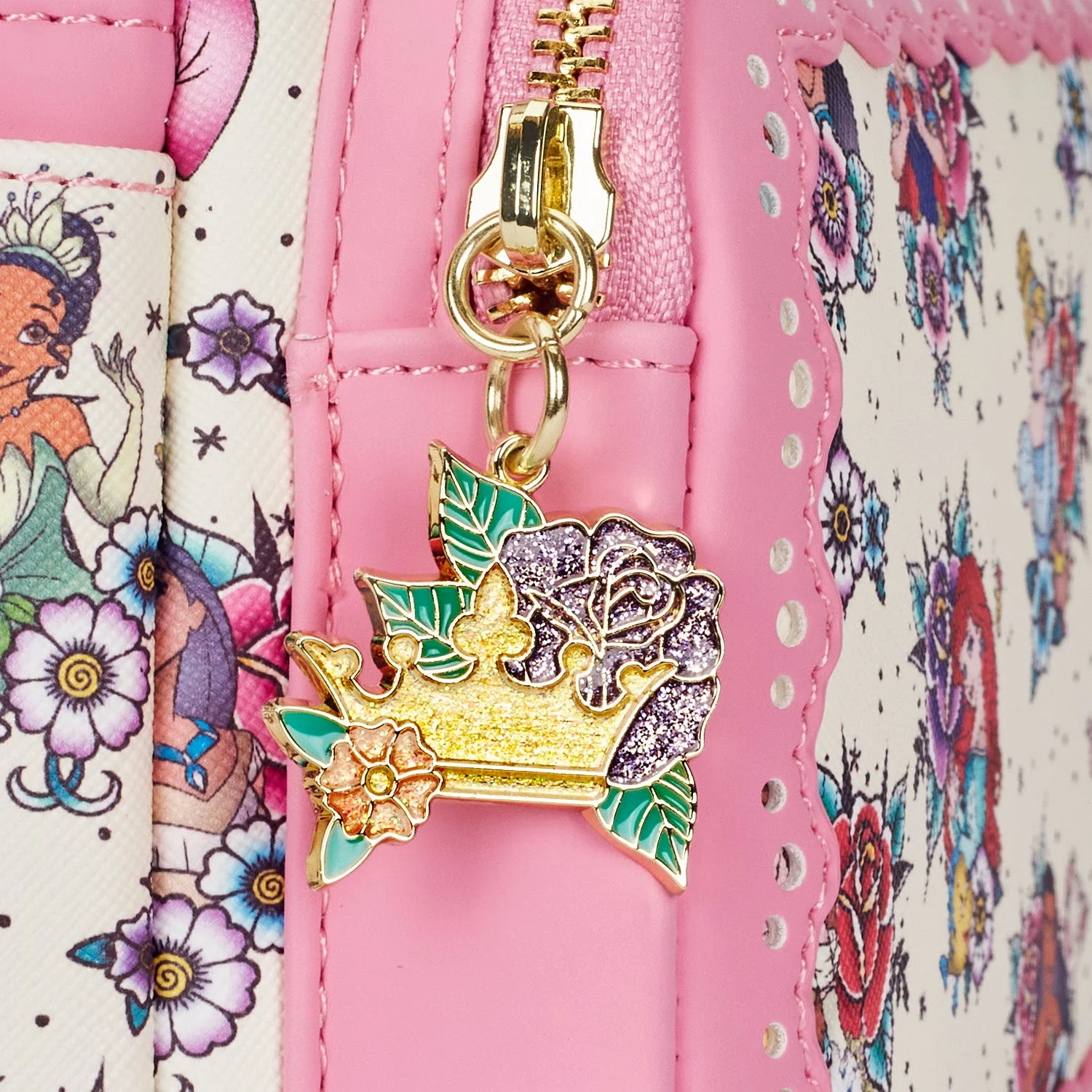Loungefly x Disney Princess Tattoo All Over Print Mini Backpack - Image 7