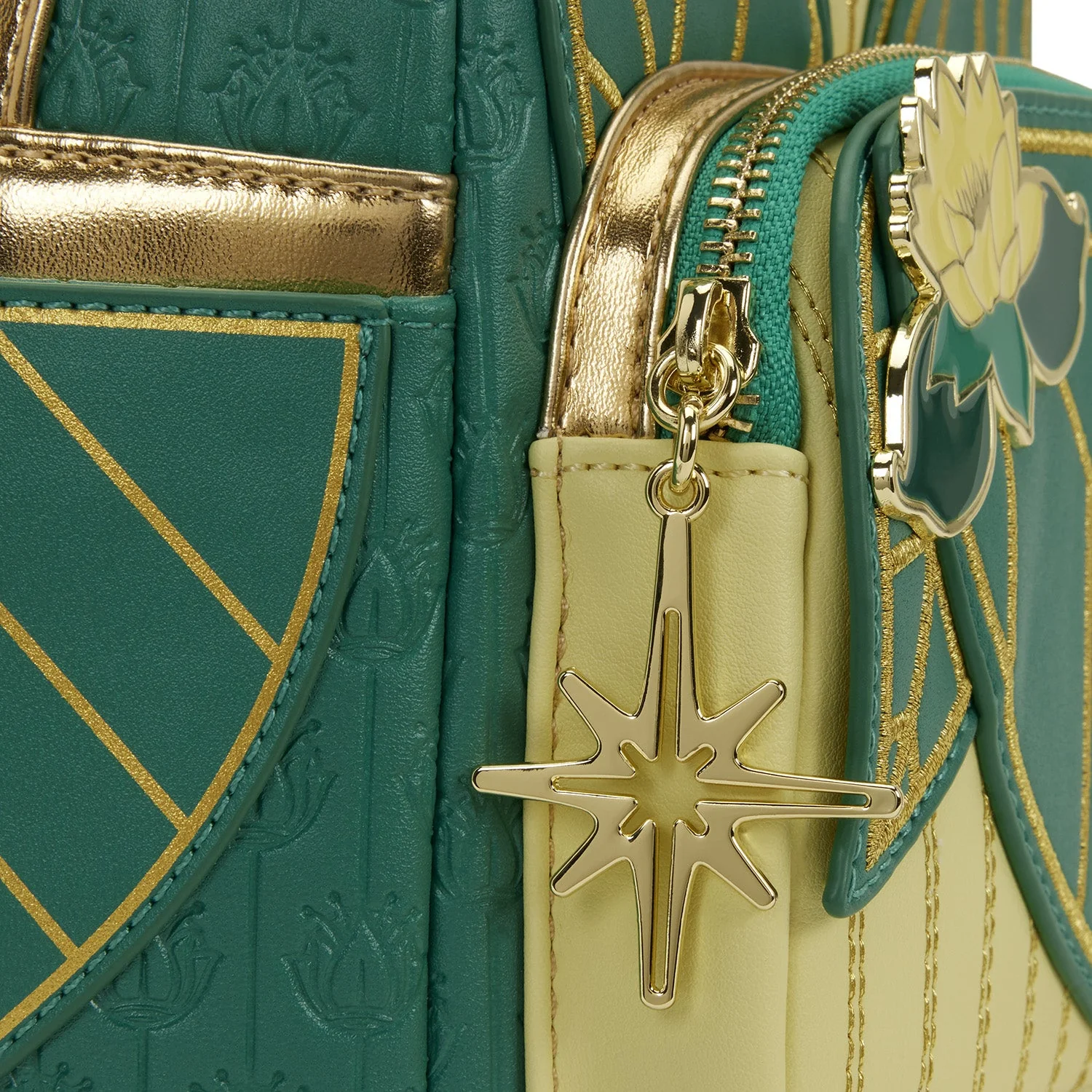 Loungefly x Disney Princess Tiana Golden Lotus Mini Backpack - Image 3