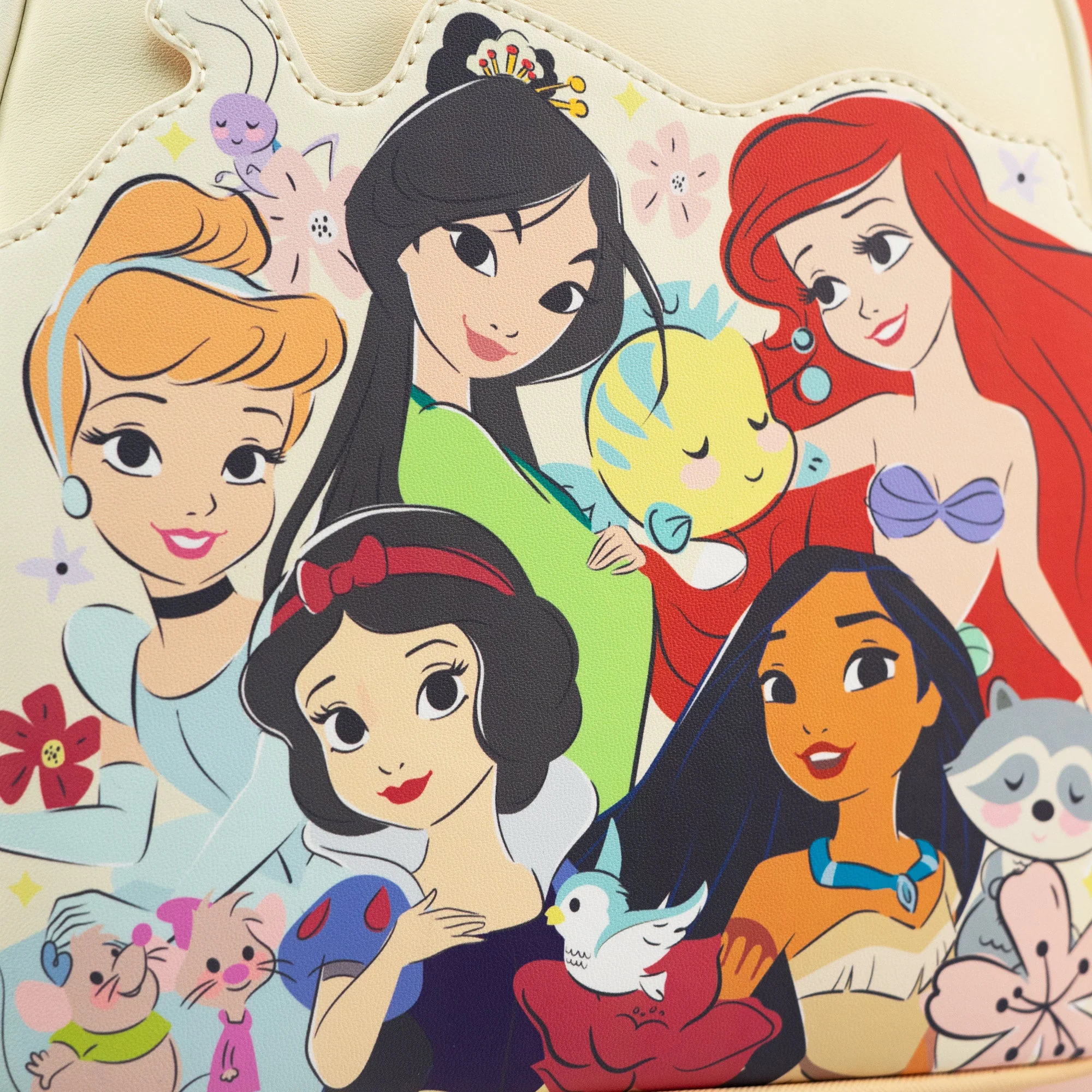 Loungefly x Disney Princesses and Sidekicks Mini Backpack - Image 4