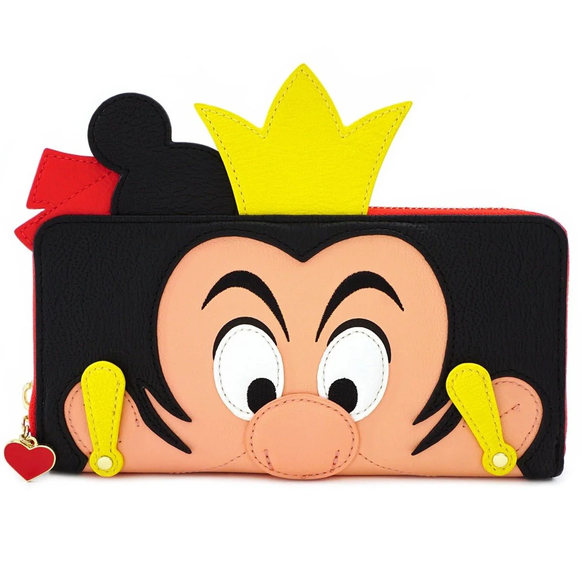Loungefly x Disney Queen of Hearts Cosplay Zip Around Purse - Image 3