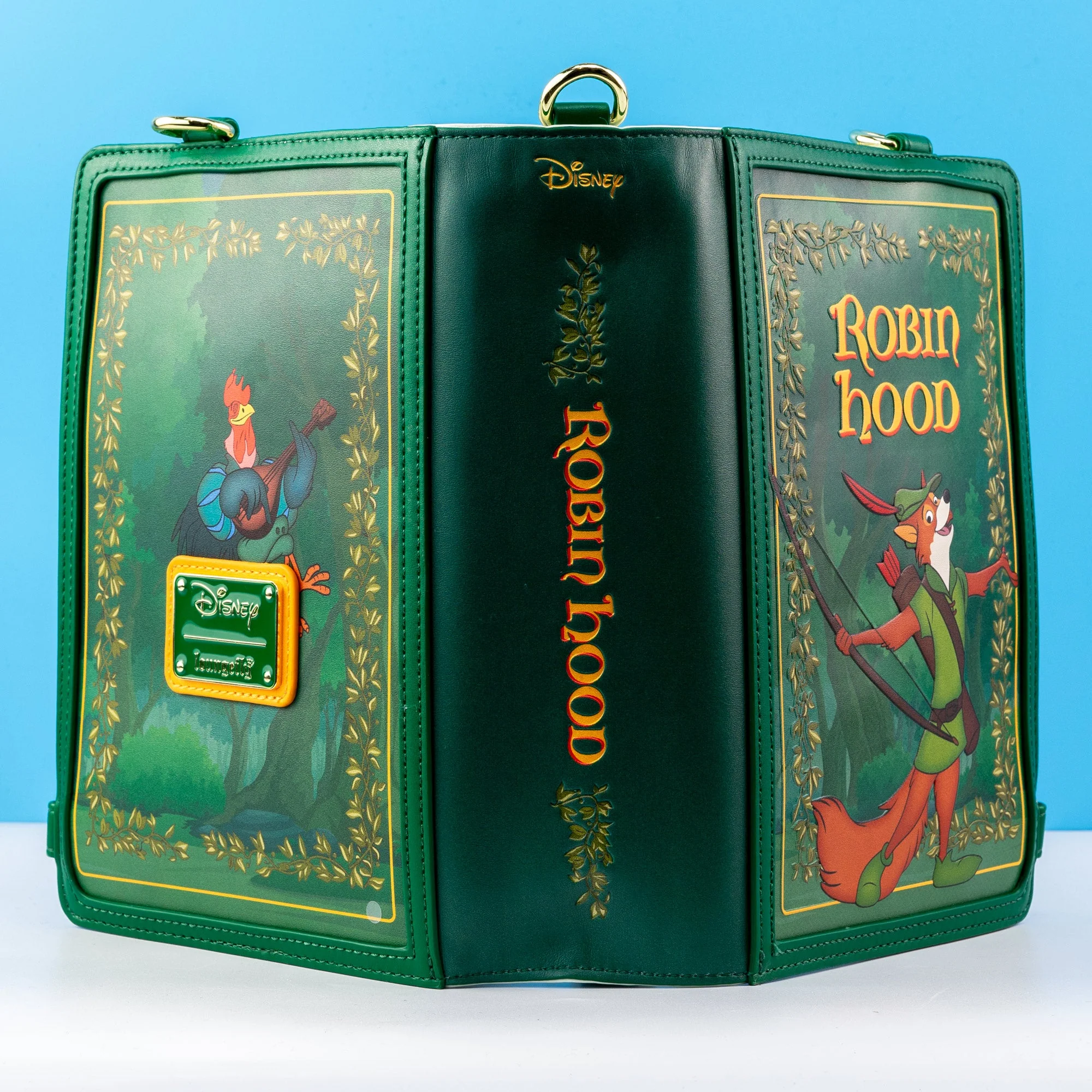 Loungefly x Disney Robin Hood Book Convertible Crossbody Bag - Image 3