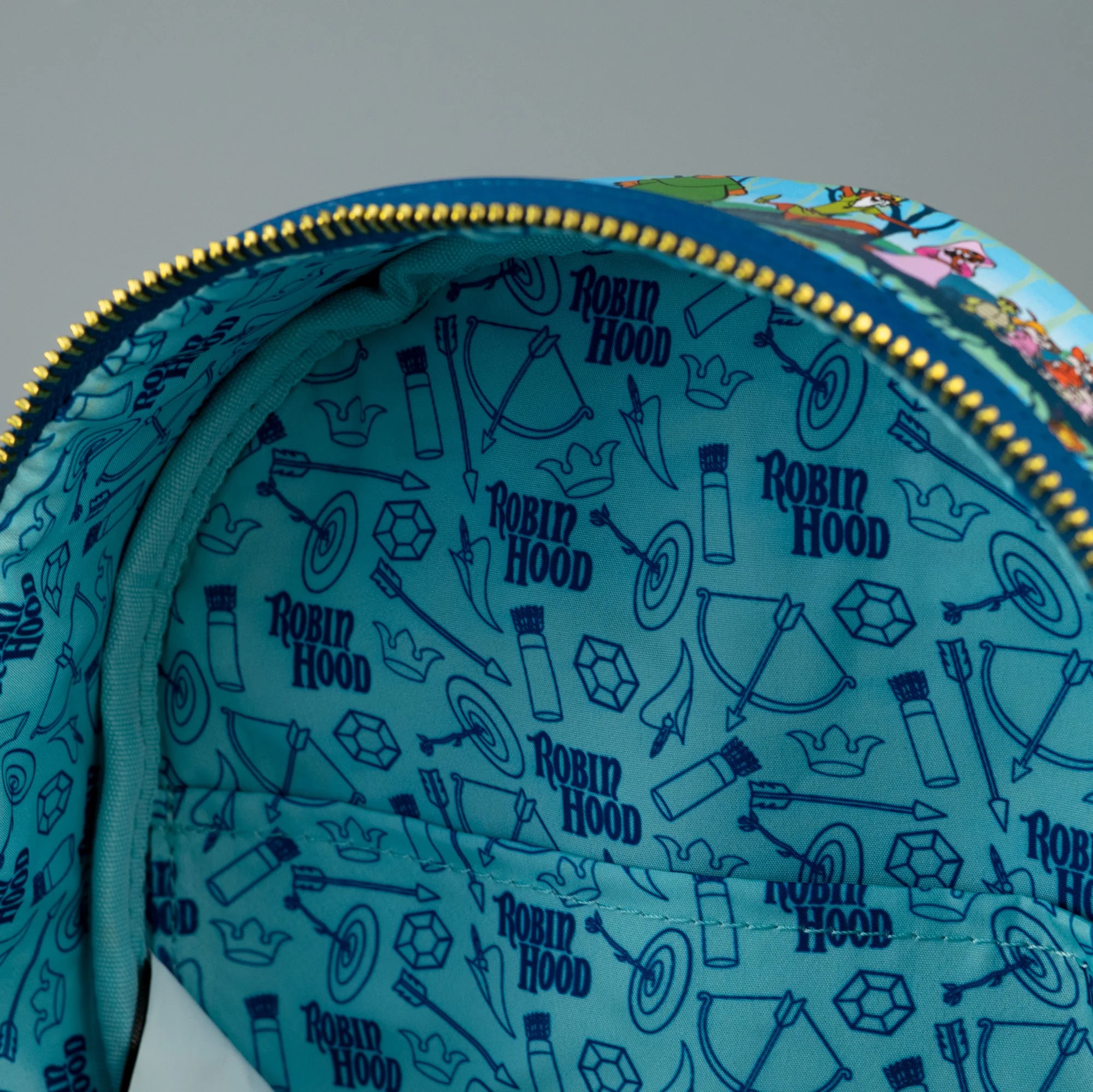 Loungefly x Disney Robin Hood Sherwood All Over Print Mini Backpack - Image 5