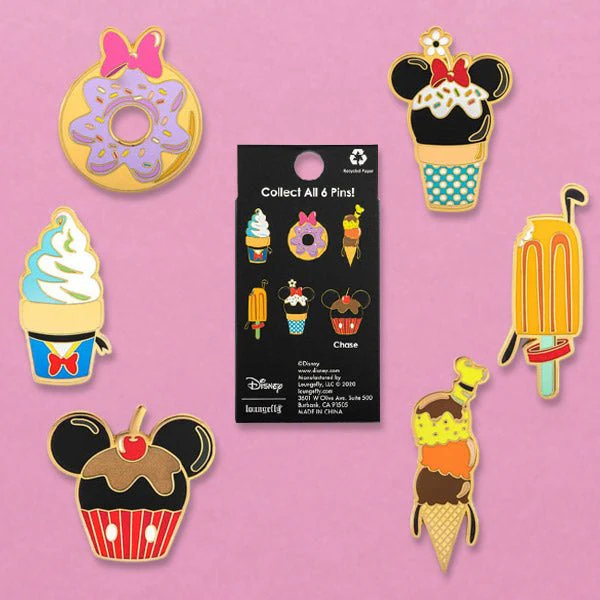 Loungefly x Disney Sensational Six Surprise Snack Blind Box Mystery Pin