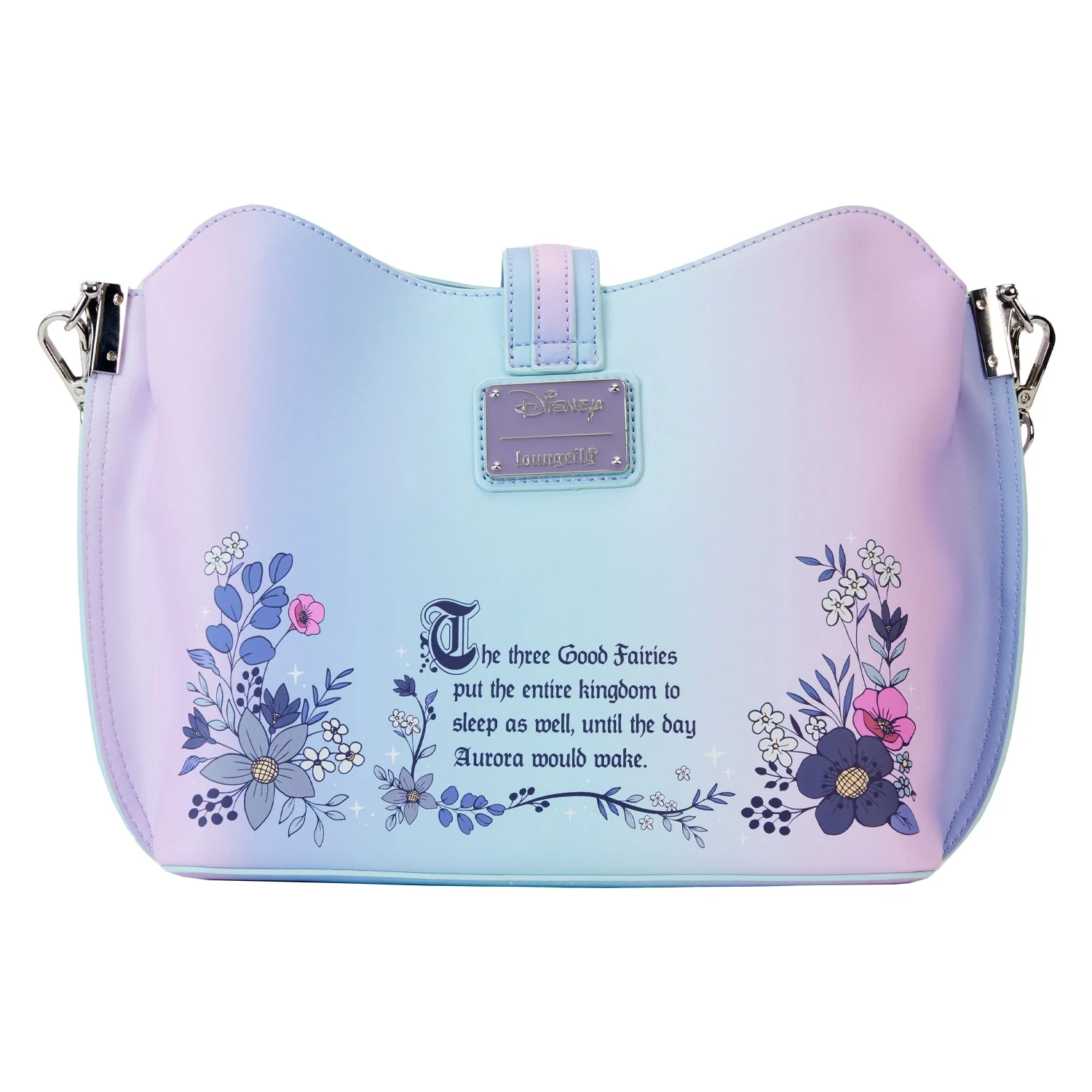 Loungefly x Disney Sleeping Beauty 65th Anniversary Floral Crown Crossbody Bag - Image 5