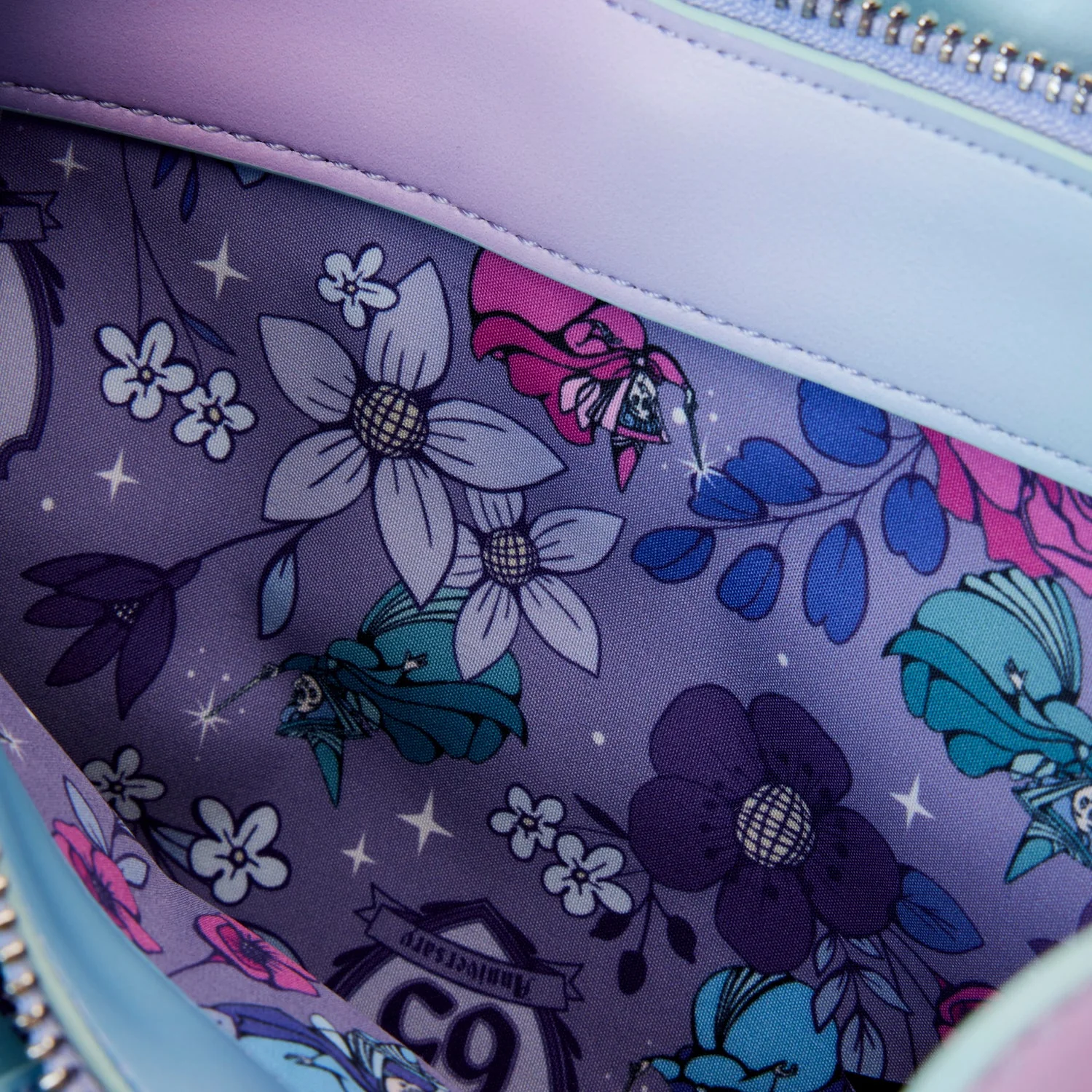 Loungefly x Disney Sleeping Beauty 65th Anniversary Floral Crown Crossbody Bag - Image 6