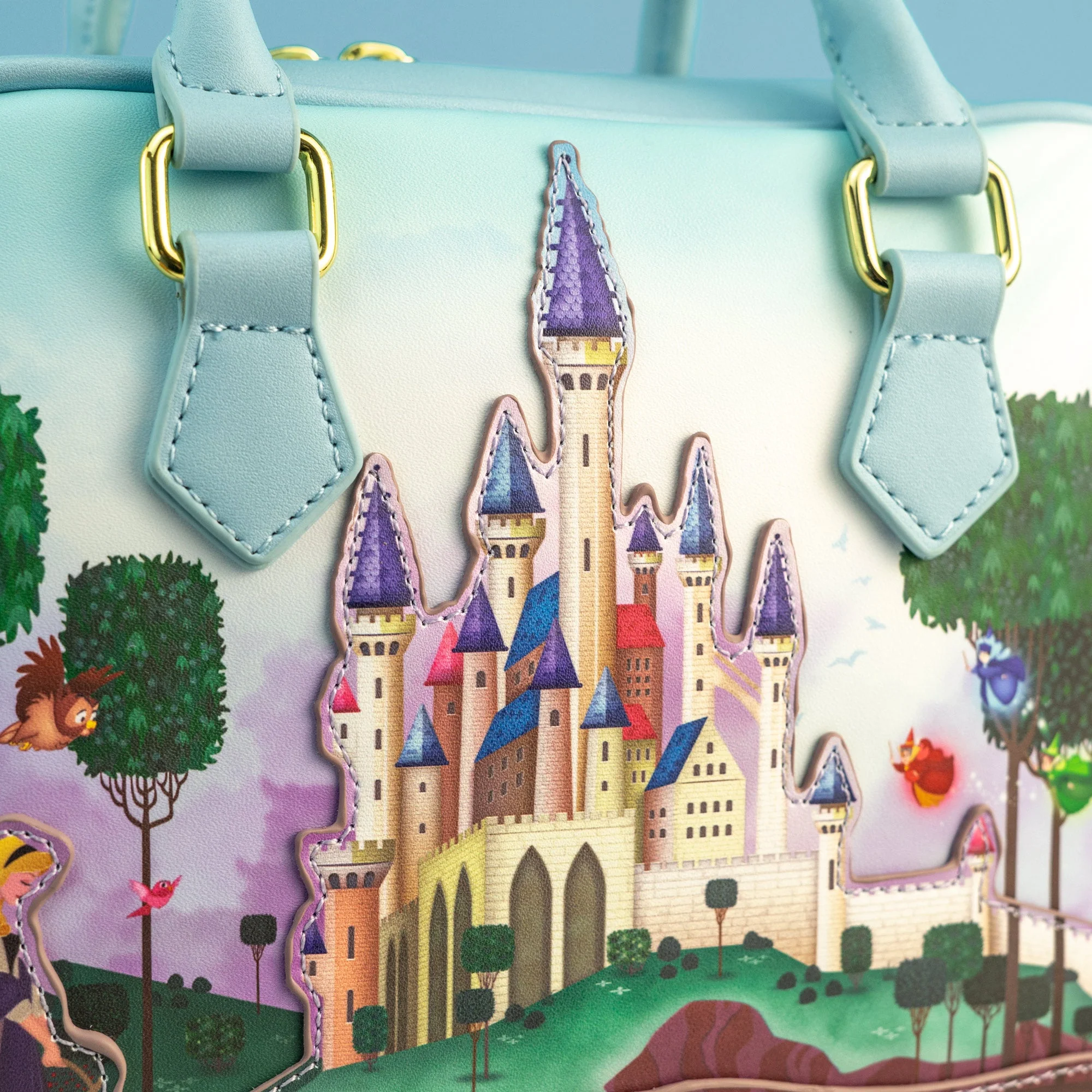 Loungefly x Disney Sleeping Beauty Aurora's Castle Crossbody Bag - Image 4