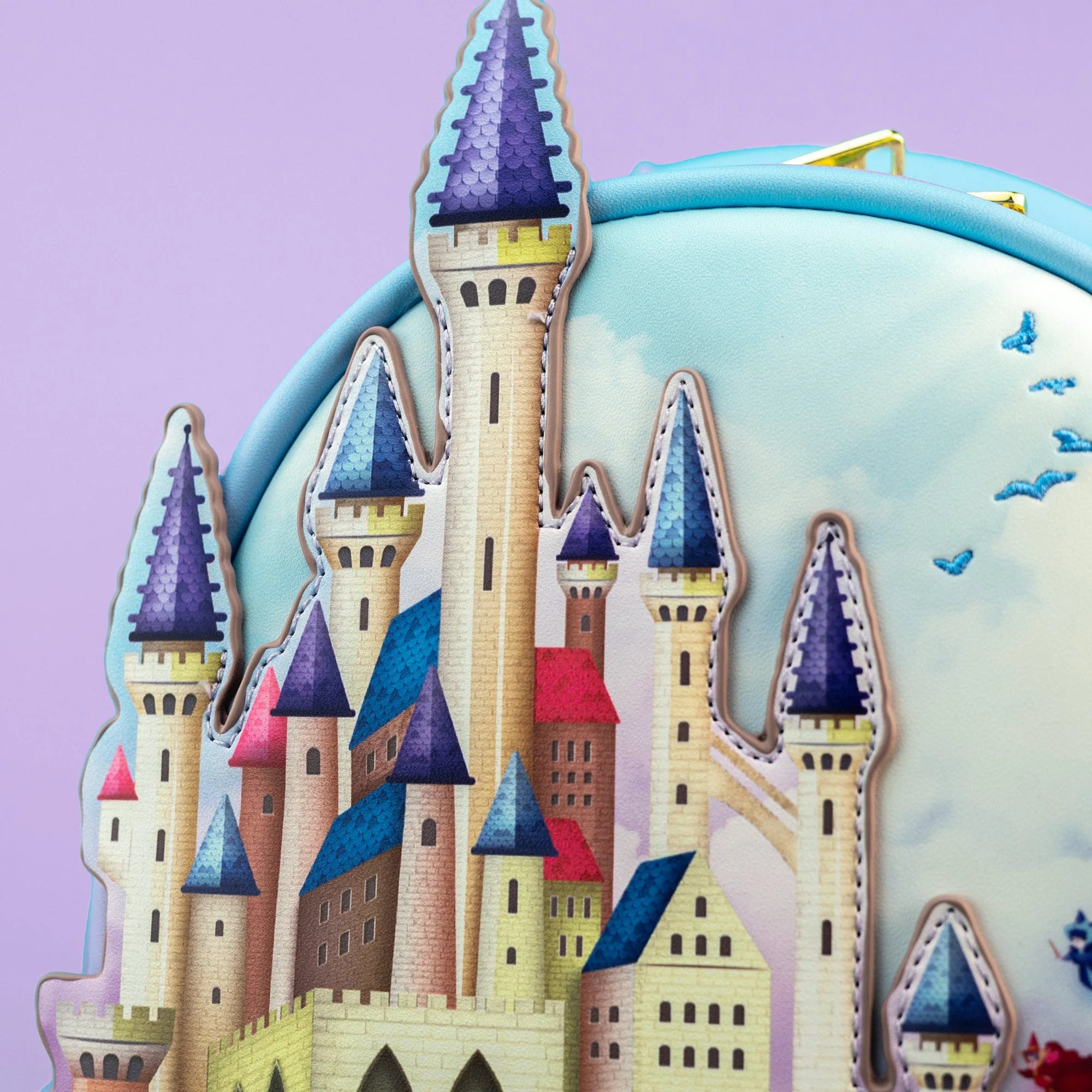 Loungefly x Disney Sleeping Beauty Aurora's Castle Mini Backpack - Image 3