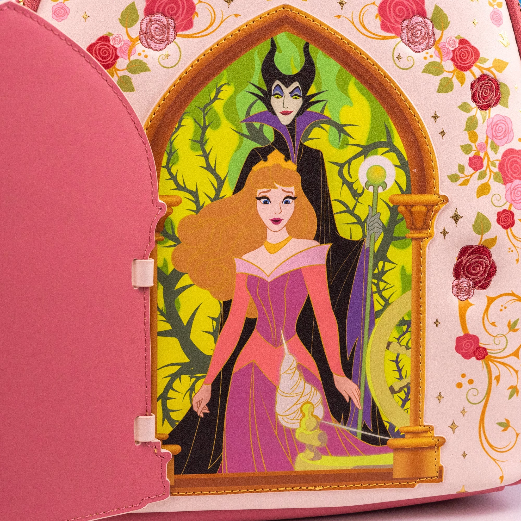 Loungefly x Disney Sleeping Beauty Interactive Castle Mini Backpack - Image 4