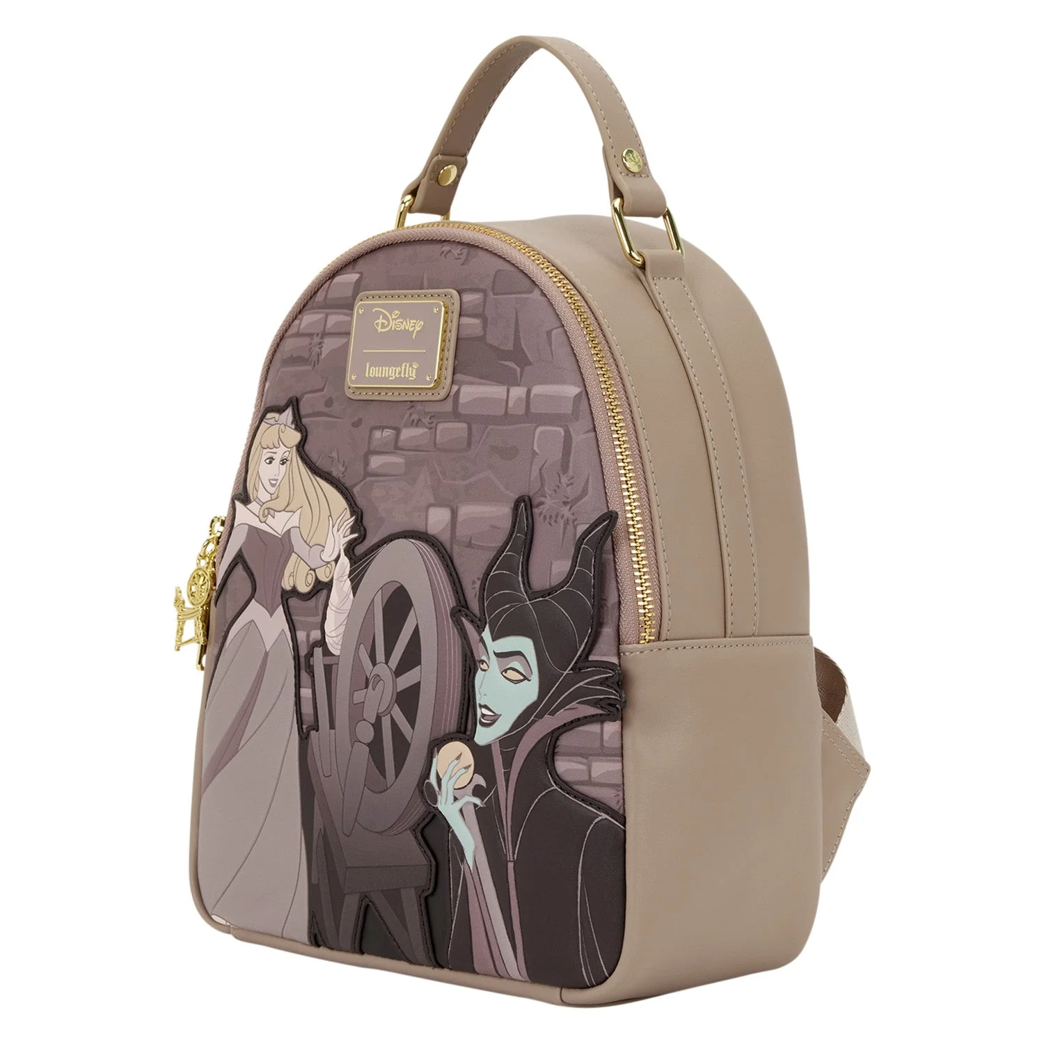 Loungefly x Disney Sleeping Beauty Spinning Wheel Mini Backpack - Image 2