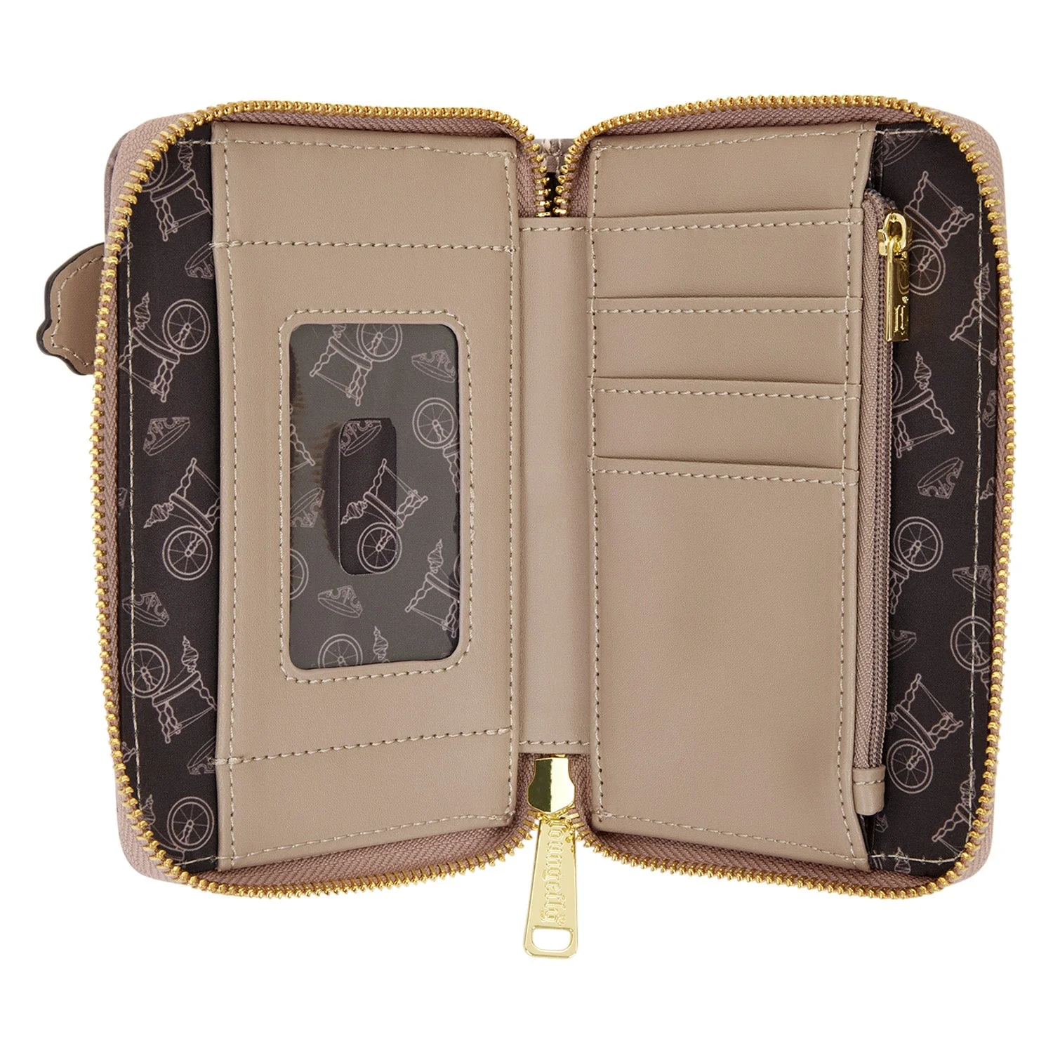 Loungefly x Disney Sleeping Beauty Spinning Wheel Zip Around Wallet - Image 4