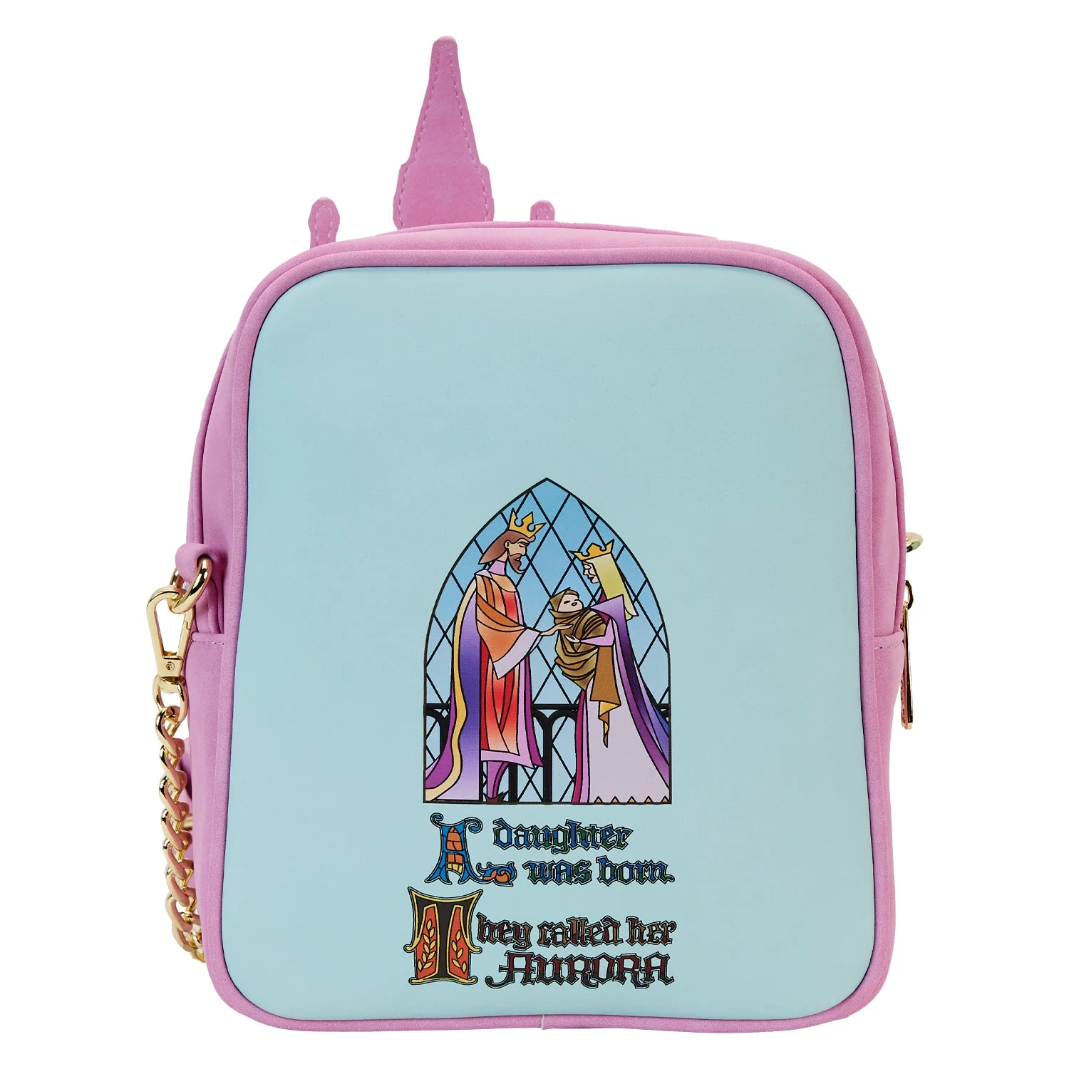 Loungefly x Disney Sleeping Beauty Stained Glass Castle Crossbody Bag - Image 4