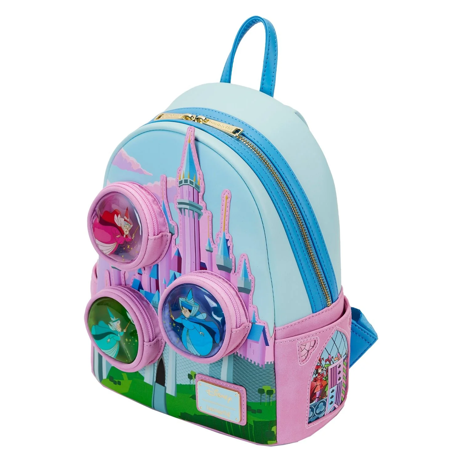 Loungefly x Disney Sleeping Beauty Stained Glass Castle Mini Backpack - Image 3