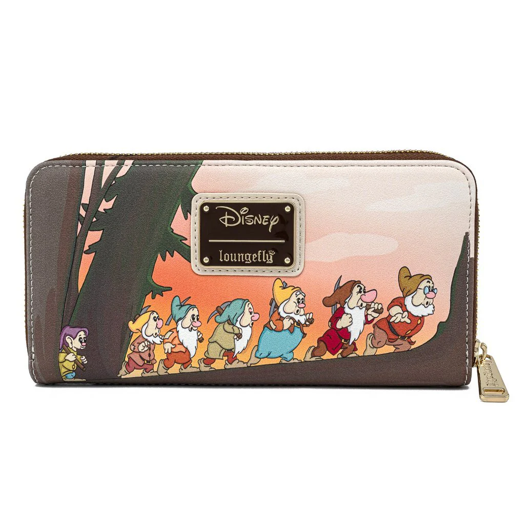 Loungefly x Disney Snow White and the Seven Dwarfs Multi Scene Purse - Image 4
