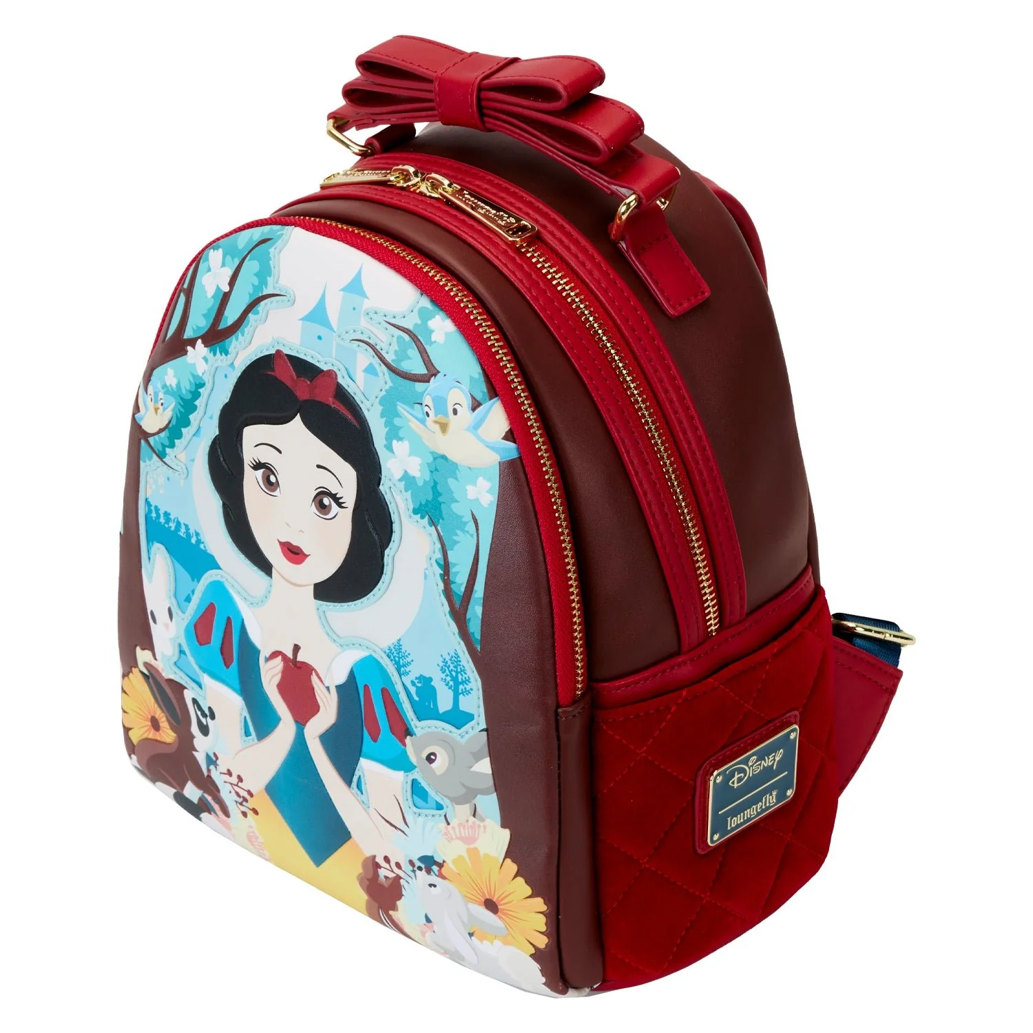 Loungefly x Disney Snow White Classic Apple Mini Backpack - Image 4