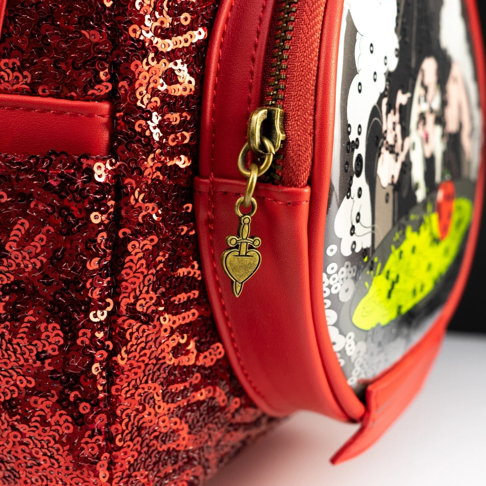 Loungefly x Disney Villains Snow White Evil Queen Snow Globe Mini Backpack - Image 5