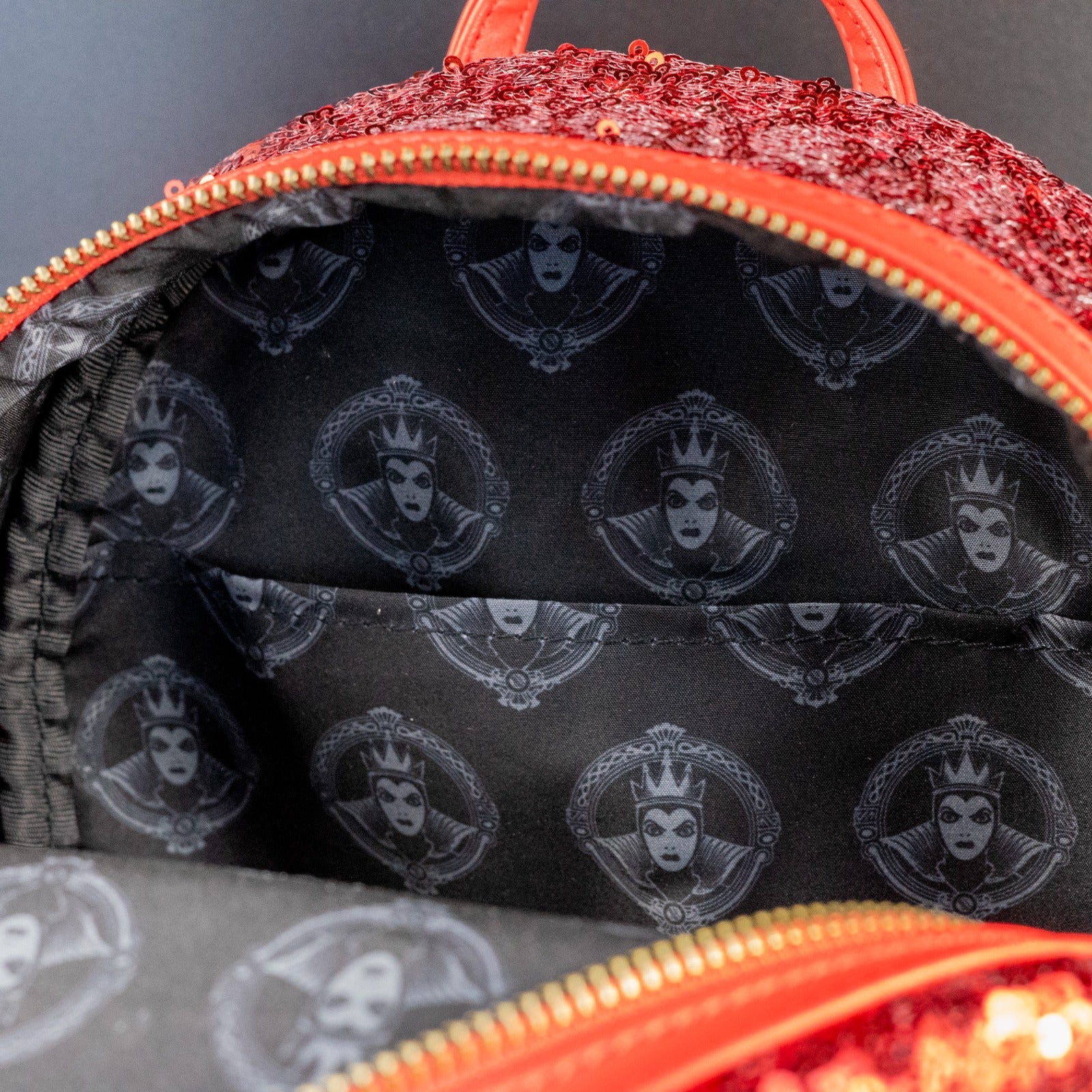 Loungefly x Disney Villains Snow White Evil Queen Snow Globe Mini Backpack - Image 6
