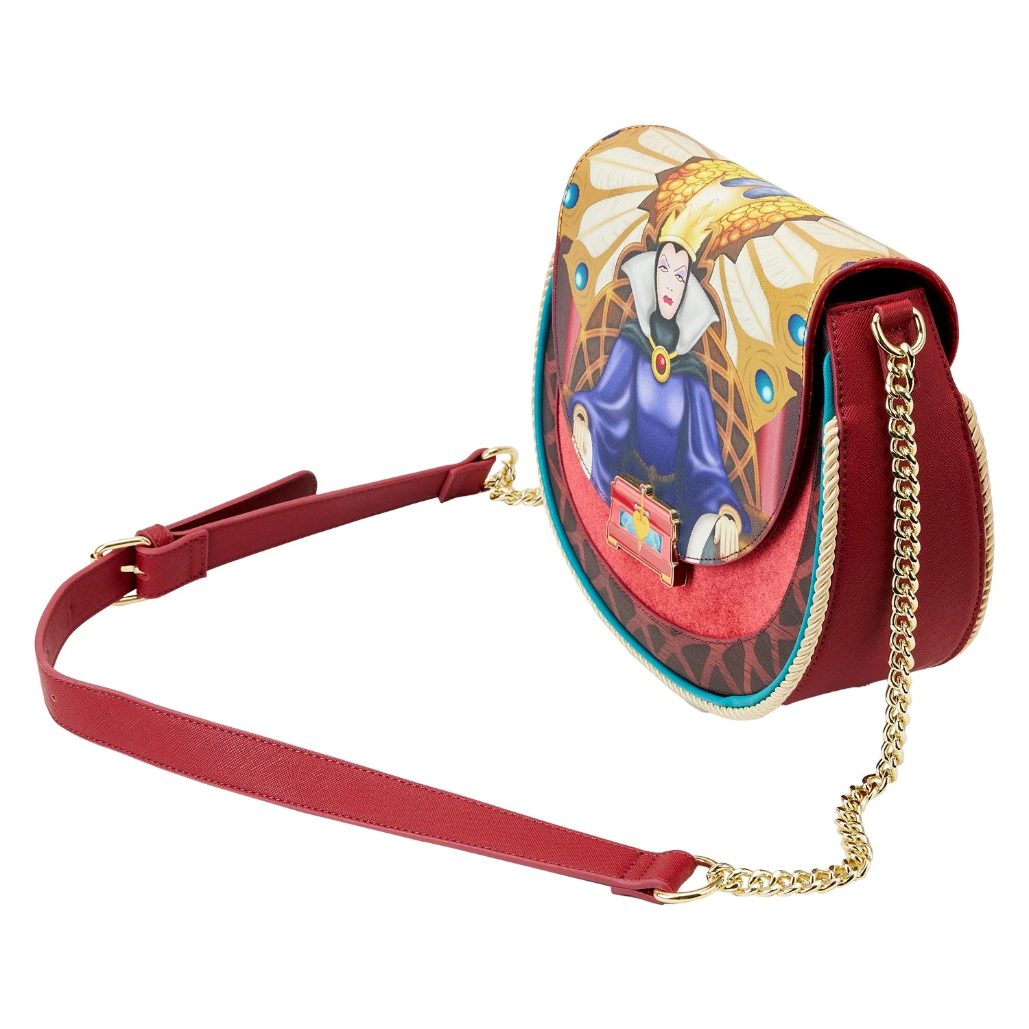 Loungefly x Disney Snow White Evil Queen Throne Crossbody Bag - Image 4