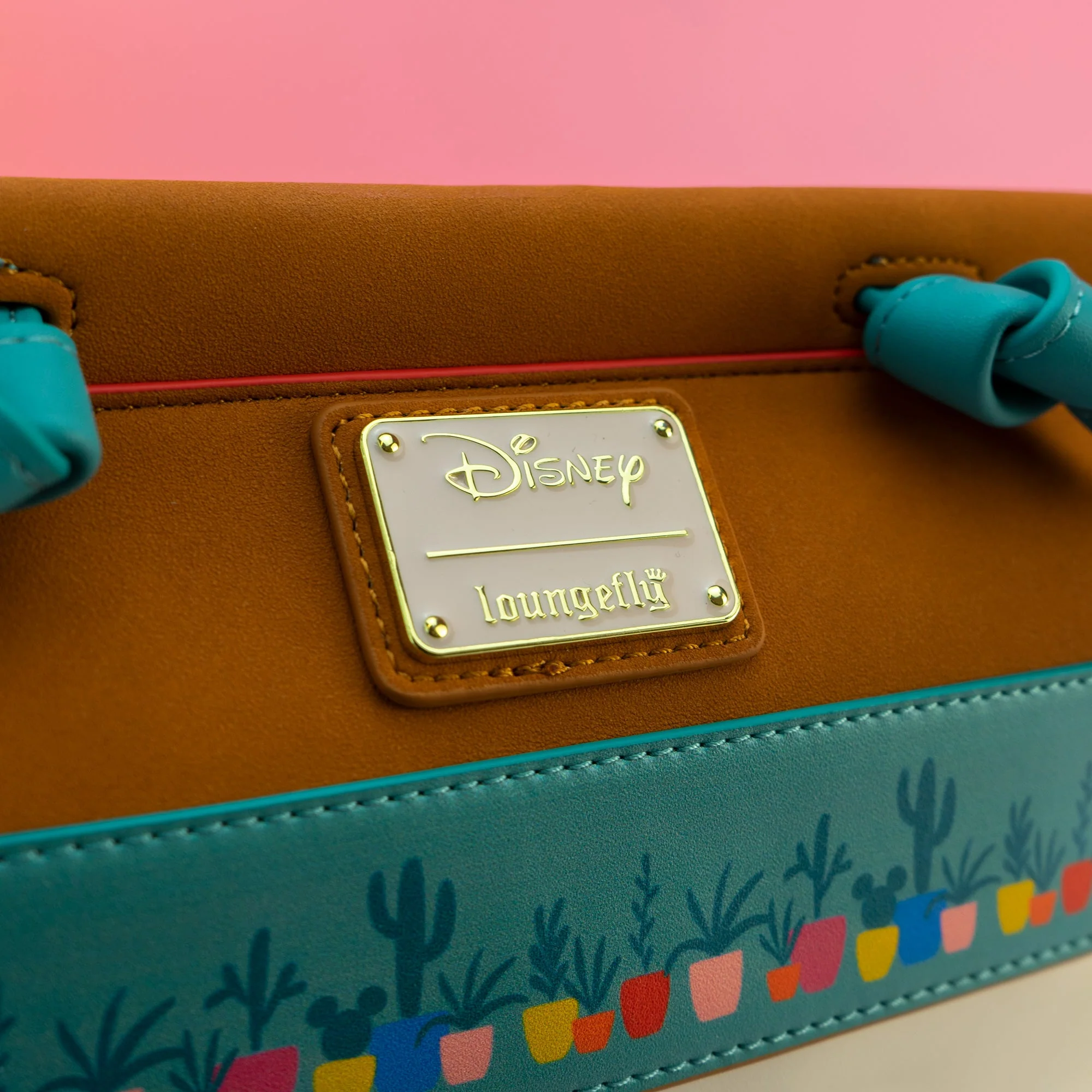 Loungefly x Disney South Western Mickey Cactus Crossbody Bag - Image 4