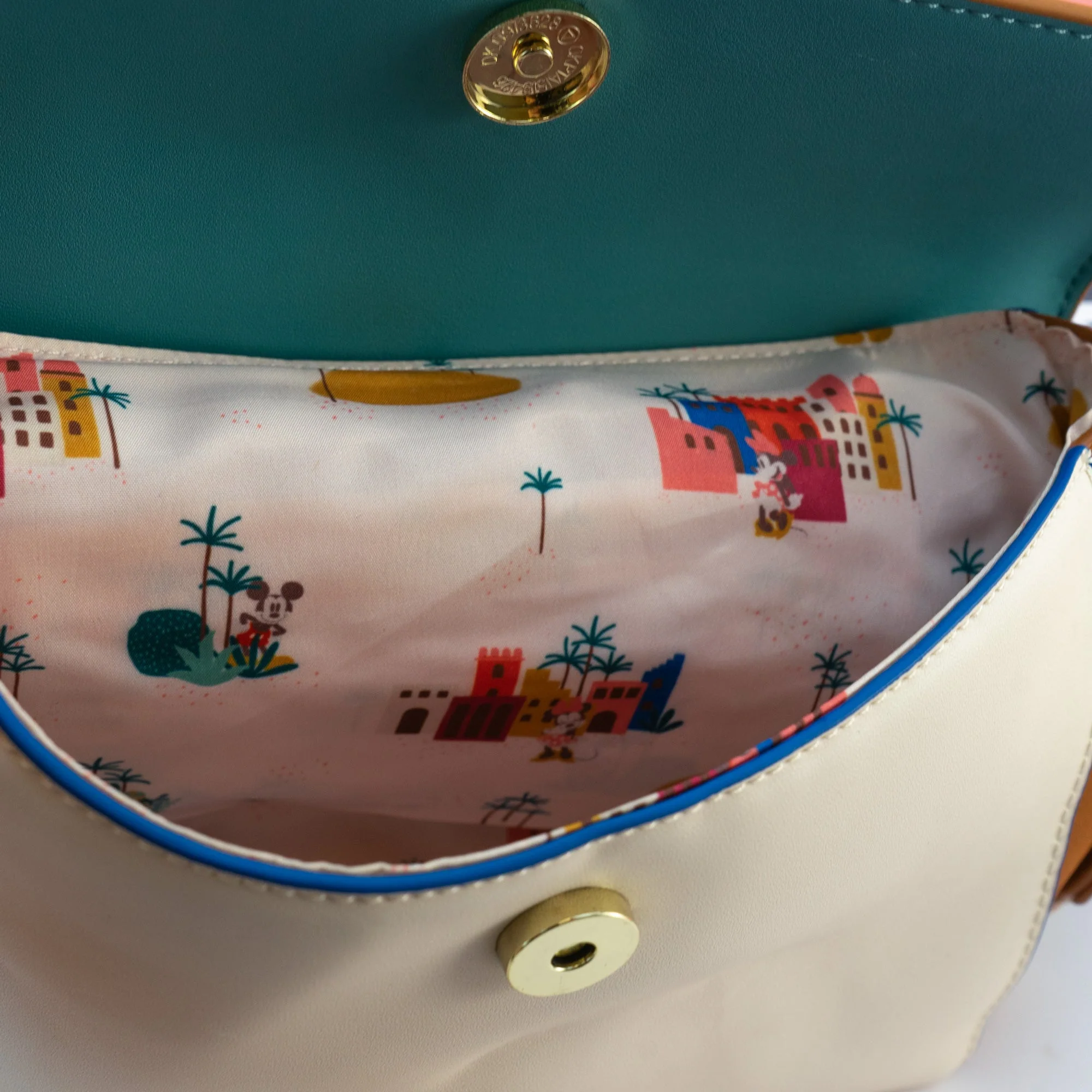 Loungefly x Disney South Western Mickey Cactus Crossbody Bag - Image 5