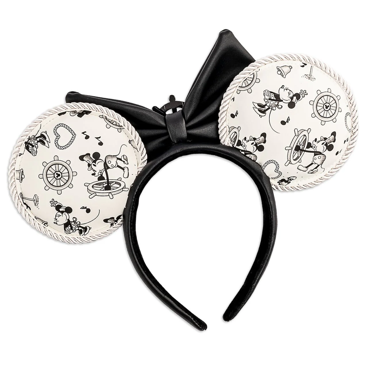 Loungefly x Disney Steamboat Willie Bow Headband - Image 2