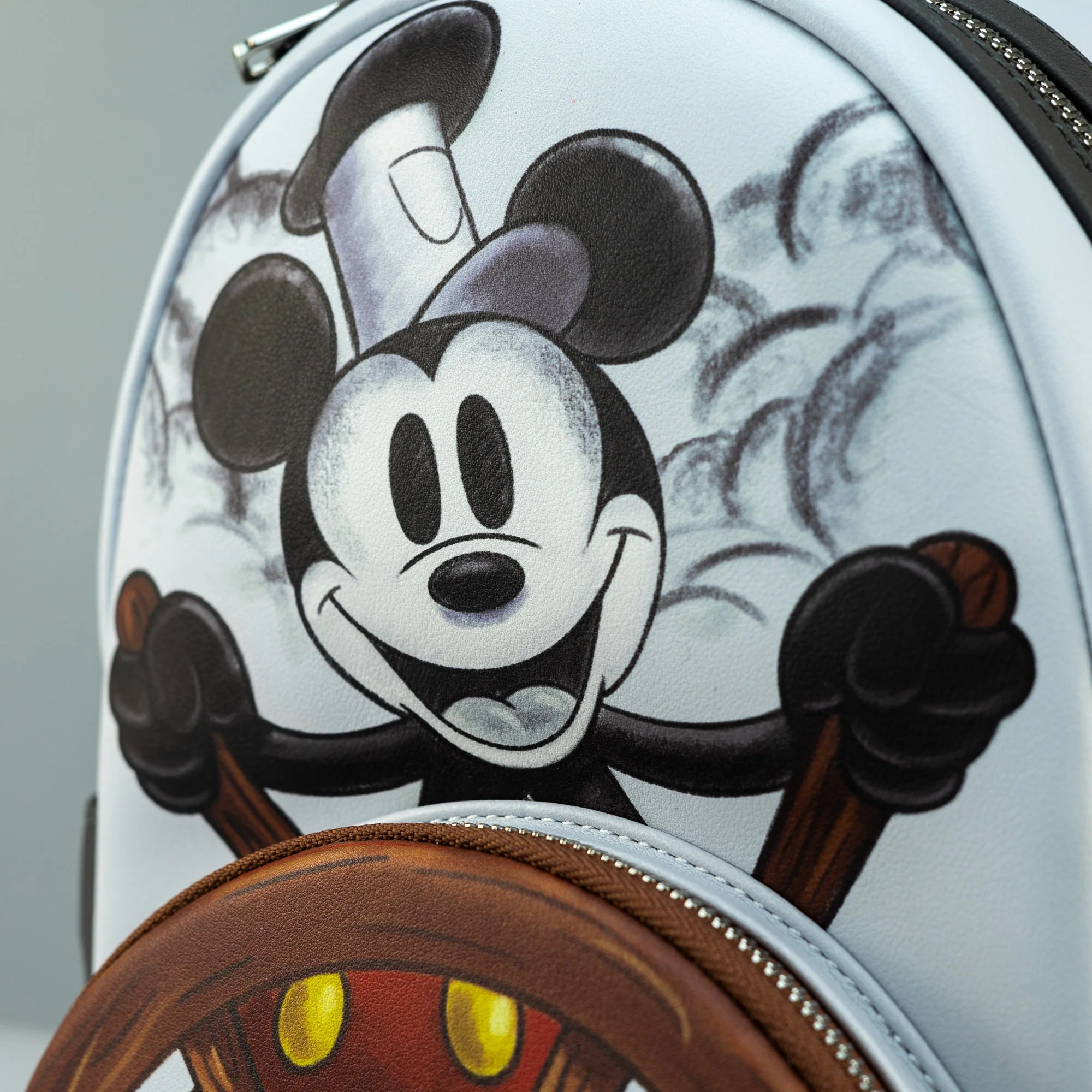 Loungefly x Disney Steamboat Willie Captain Mini Backpack - Image 2