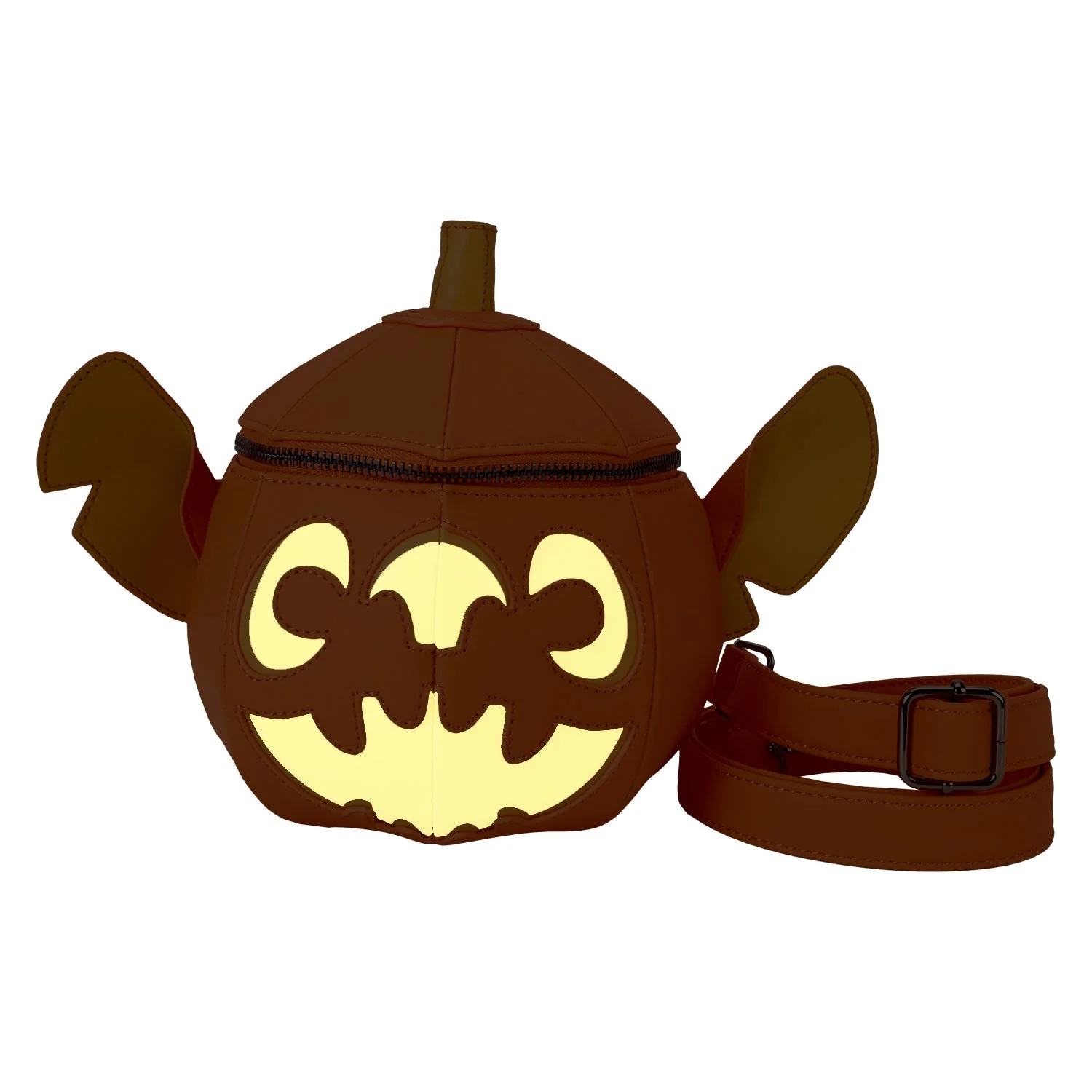 Loungefly x Disney Stitch Figural Pumpkin Crossbody Bag - Image 2