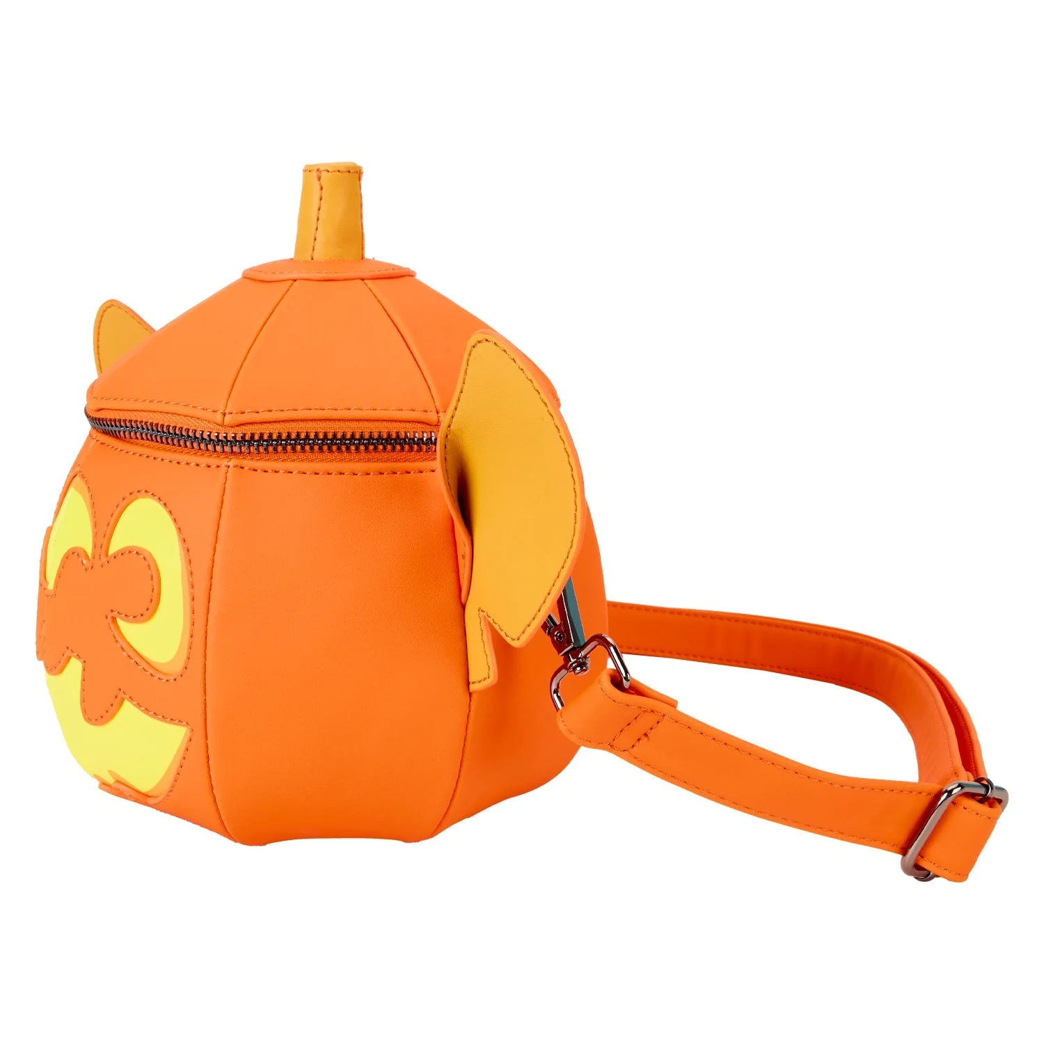 Loungefly x Disney Stitch Figural Pumpkin Crossbody Bag - Image 4