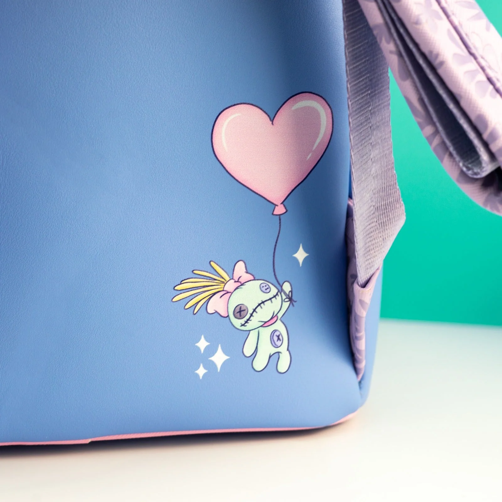 Loungefly x Disney Stitch Holding Heart Cosplay Mini Backpack - Image 5