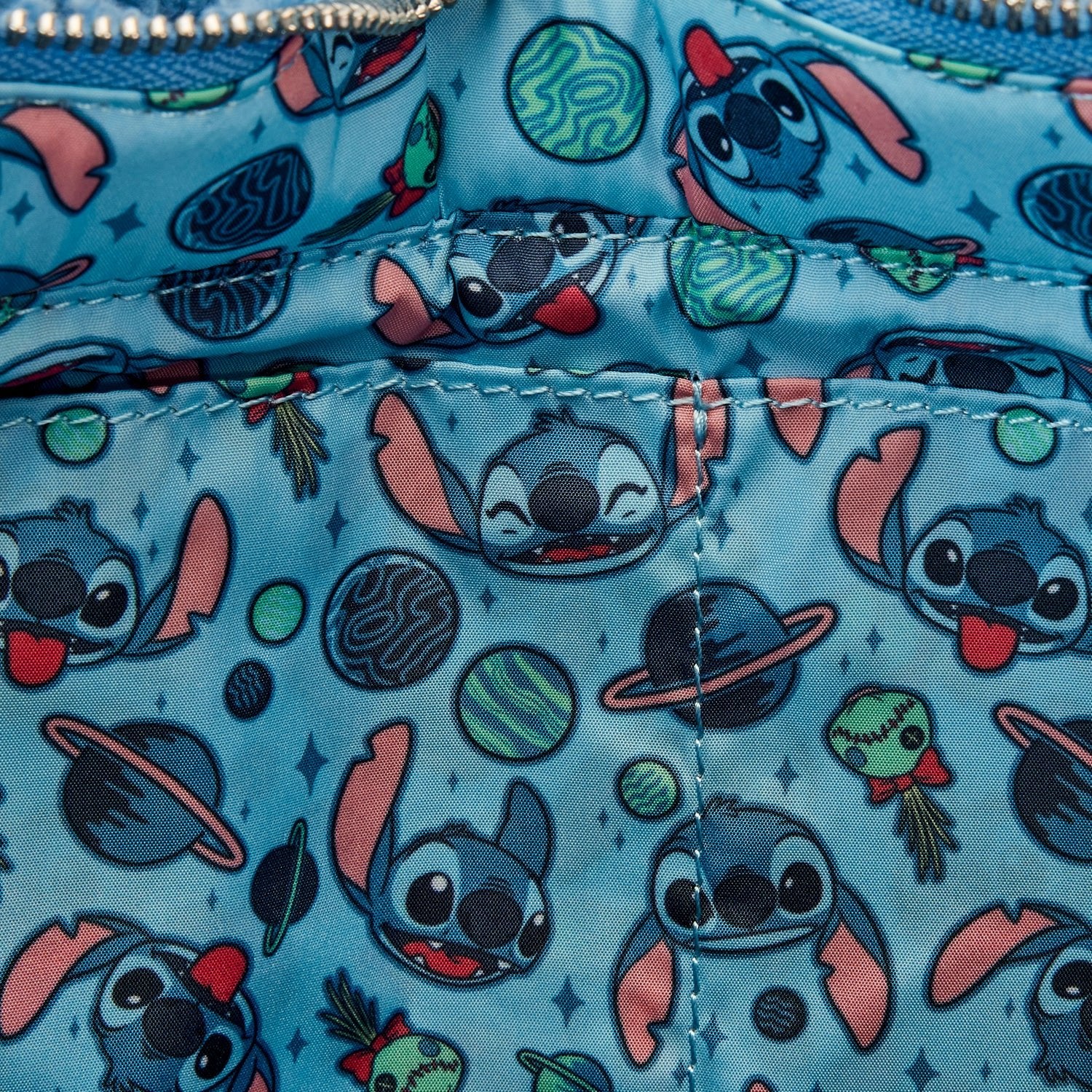 Loungefly x Disney Stitch Plush Tote Bag with coin pouch - Image 6