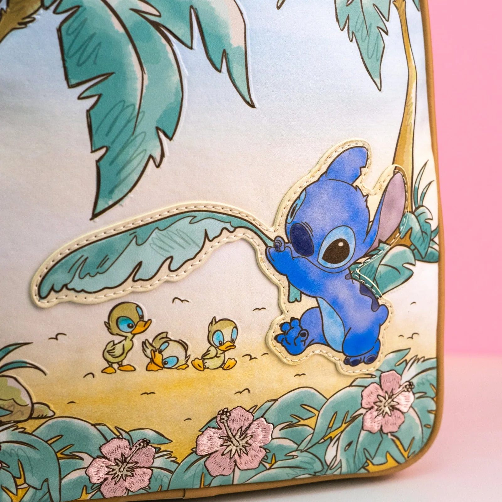 Loungefly x Disney Stitch with Ducklings Mini Backpack - Image 3