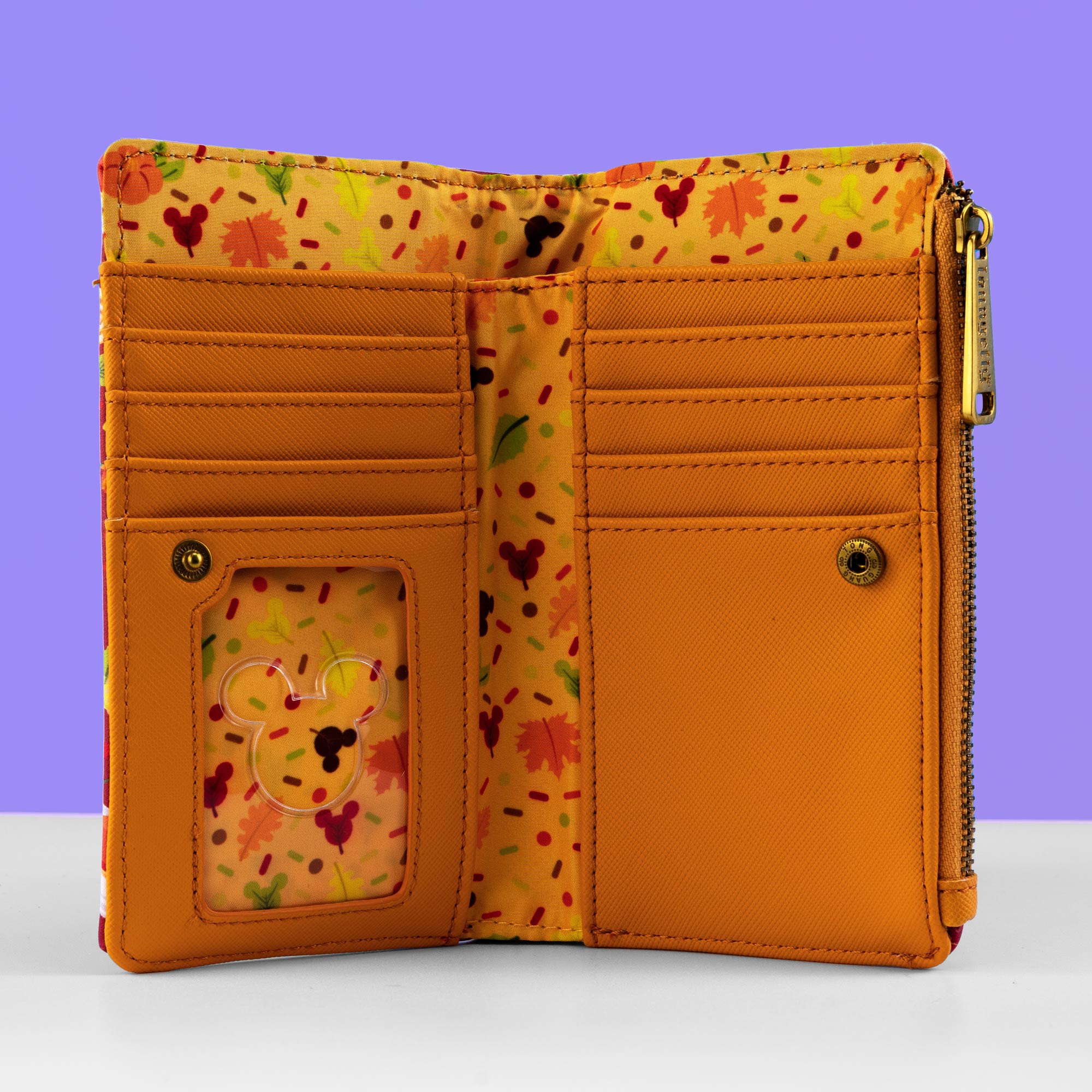 Loungefly x Disney Mickey and Minnie Autumnal Sweet Treats Wallet - Image 3