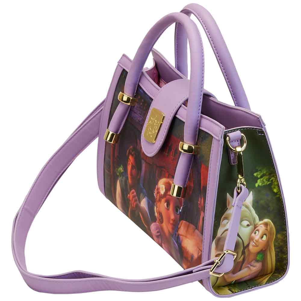 Loungefly x Disney Tangled Rapunzel Scenes Crossbody Bag - Image 4