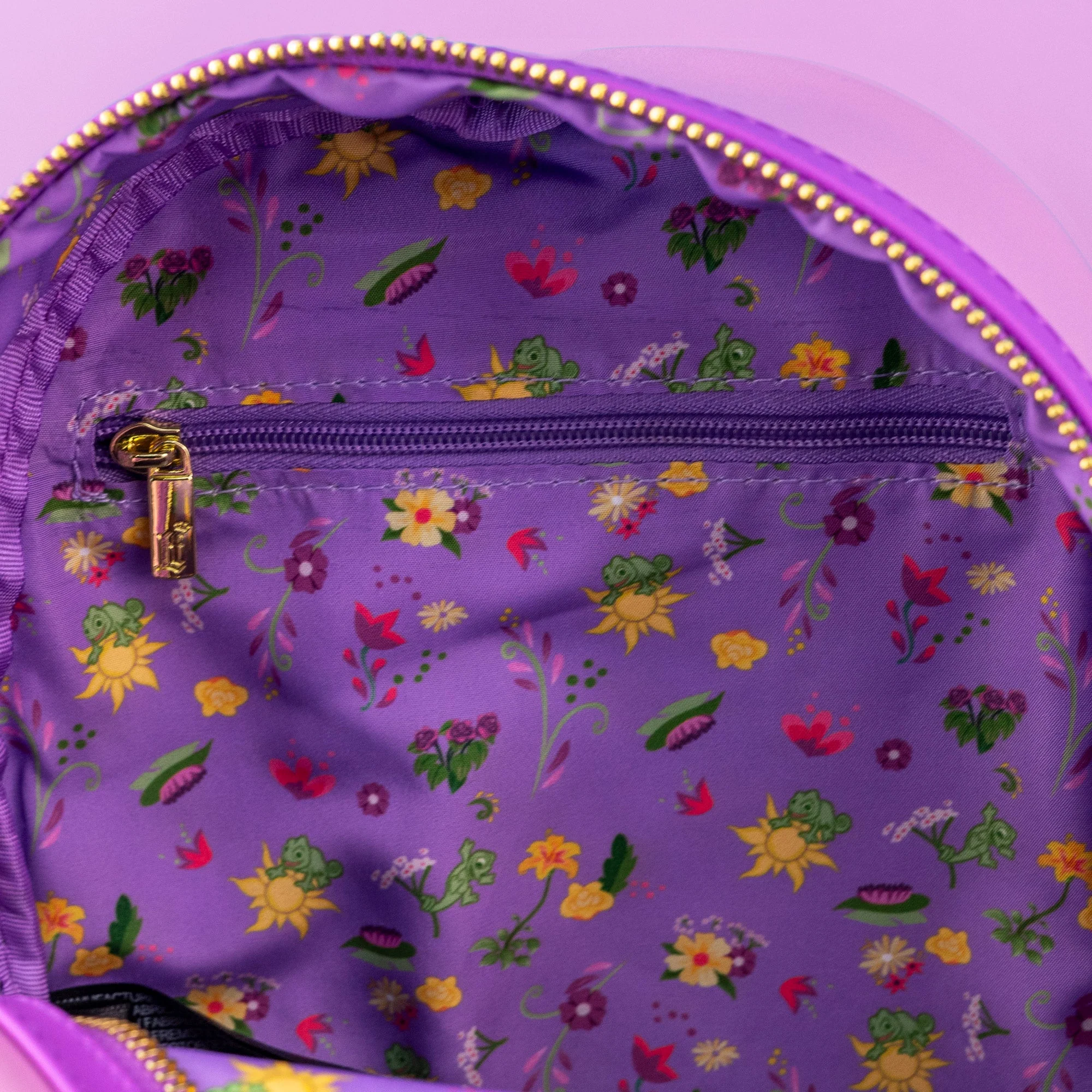 Loungefly x Disney Tangled Rapunzel Die Cut Window Scene Mini Backpack - Image 7