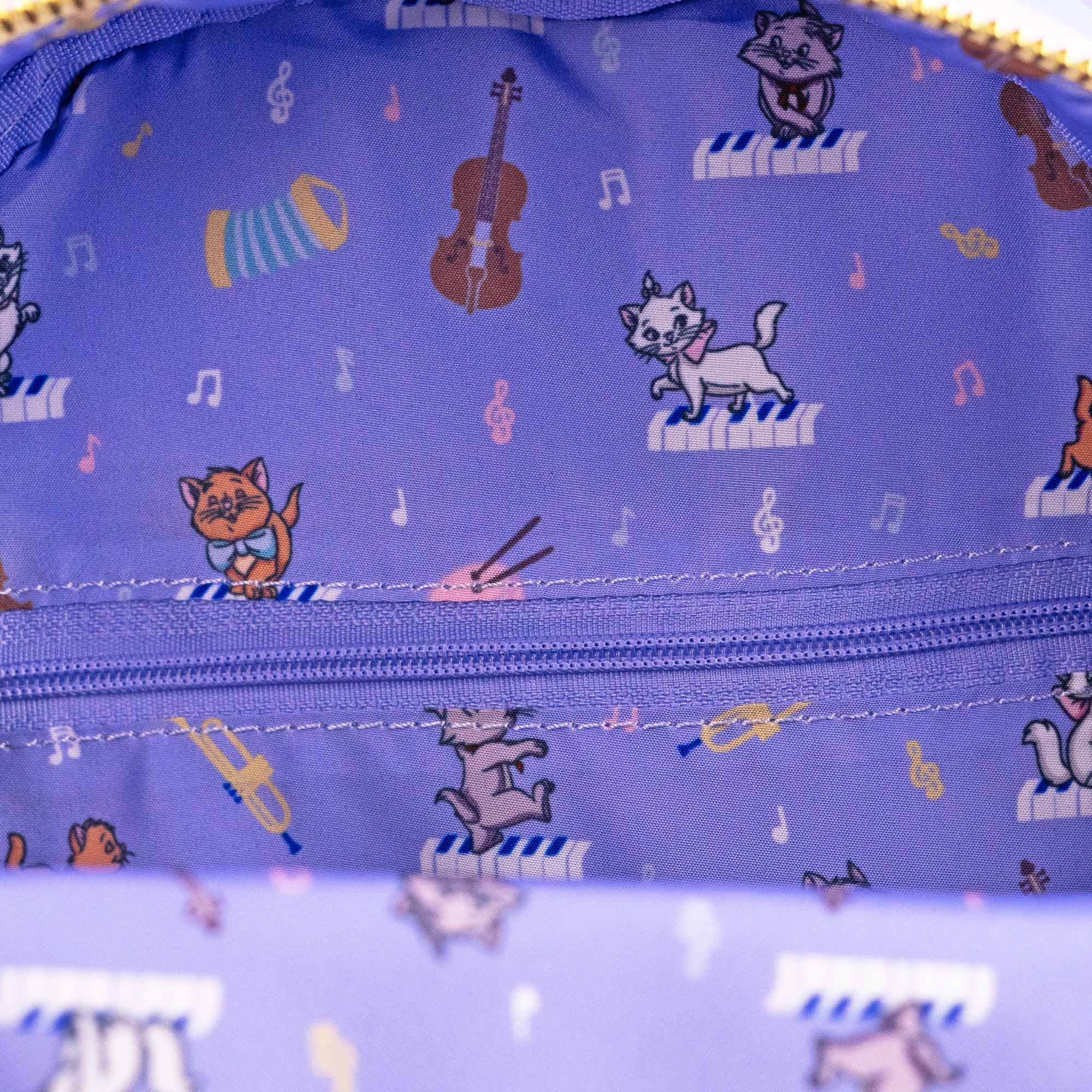 Loungefly x Disney The Aristocats Kittens Piano Paint Scene Mini Backpack - Image 7
