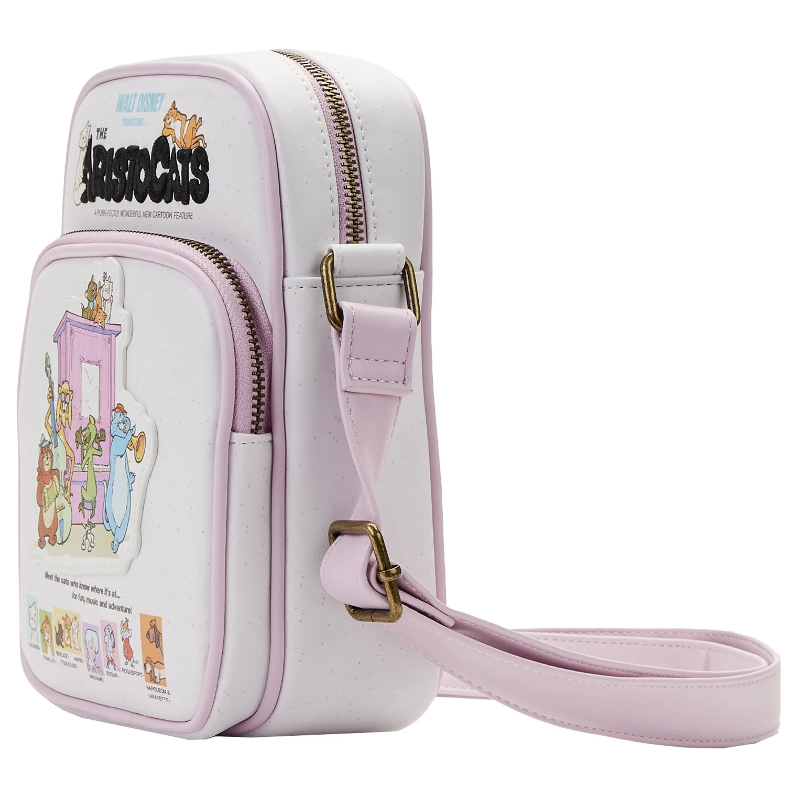 Loungefly x Disney The Aristocats Poster Passport Crossbody Bag - Image 3