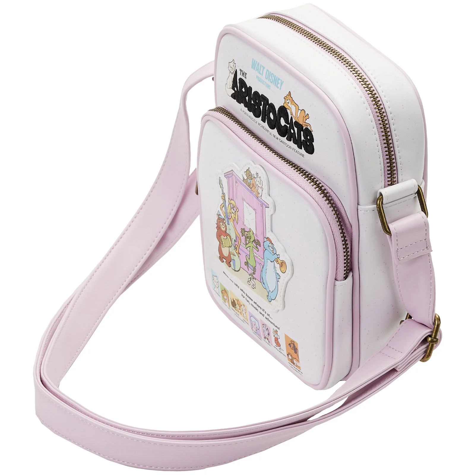 Loungefly x Disney The Aristocats Poster Passport Crossbody Bag - Image 4
