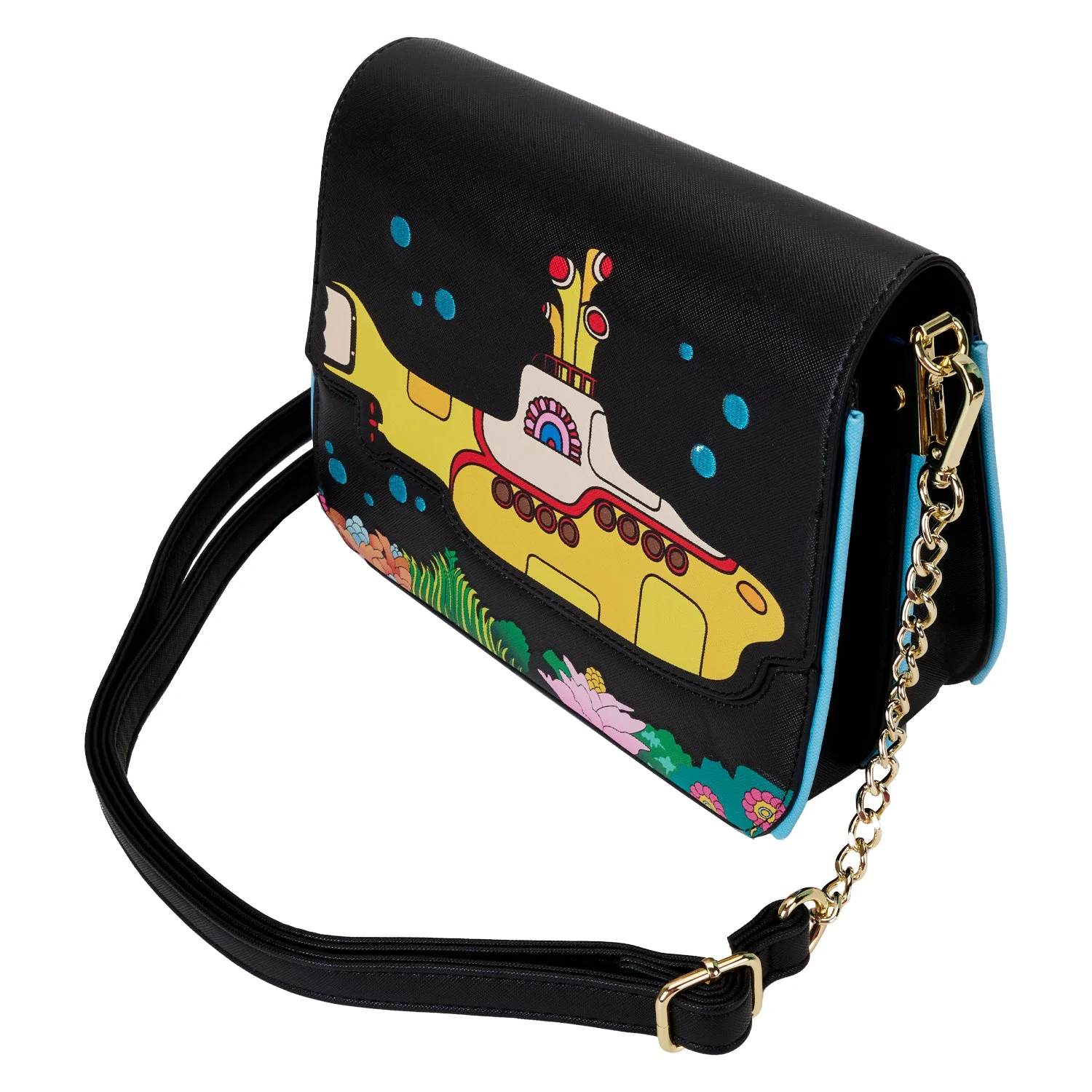Loungefly x The Beatles Yellow Submarine Crossbody Bag - Image 4