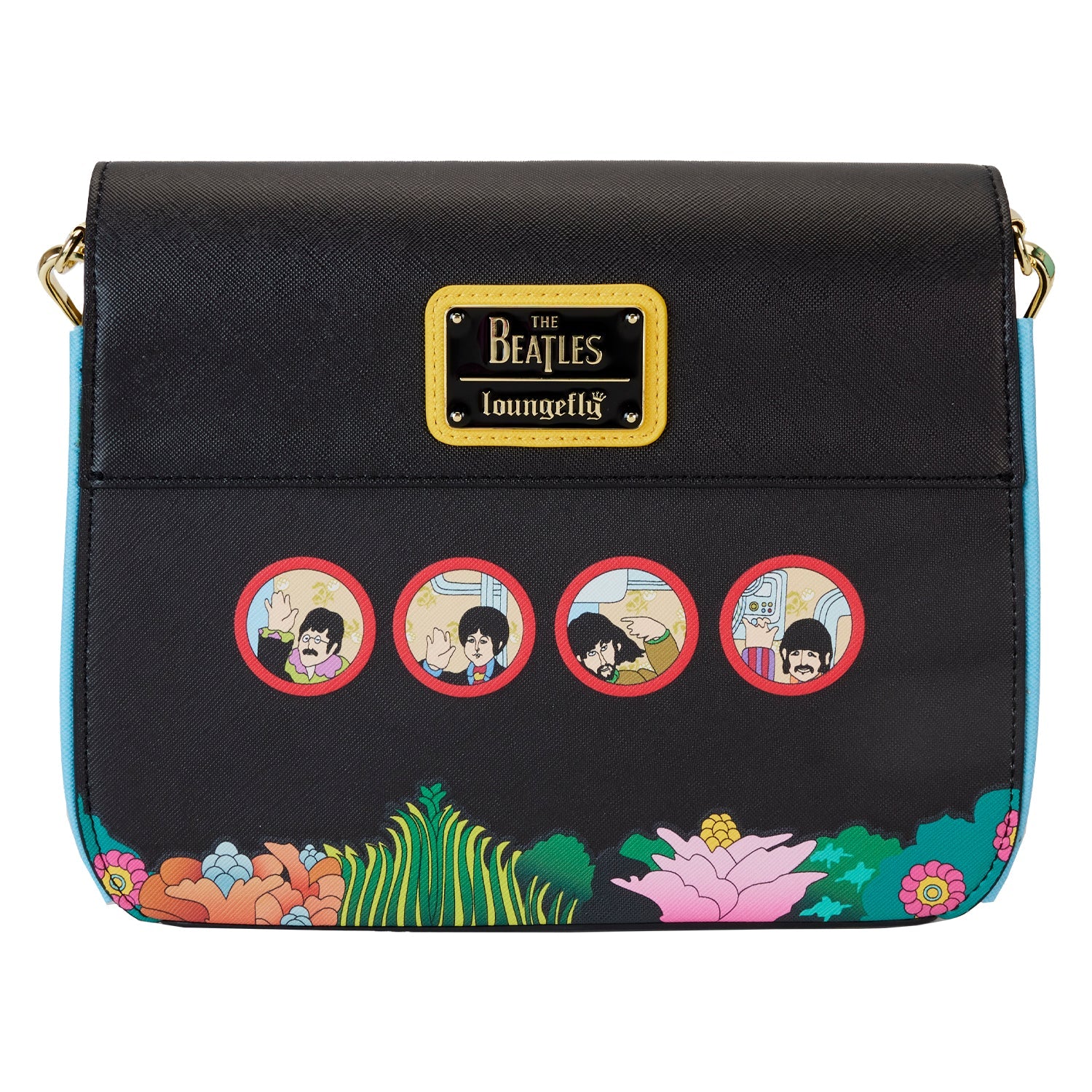 Loungefly x The Beatles Yellow Submarine Crossbody Bag - Image 5
