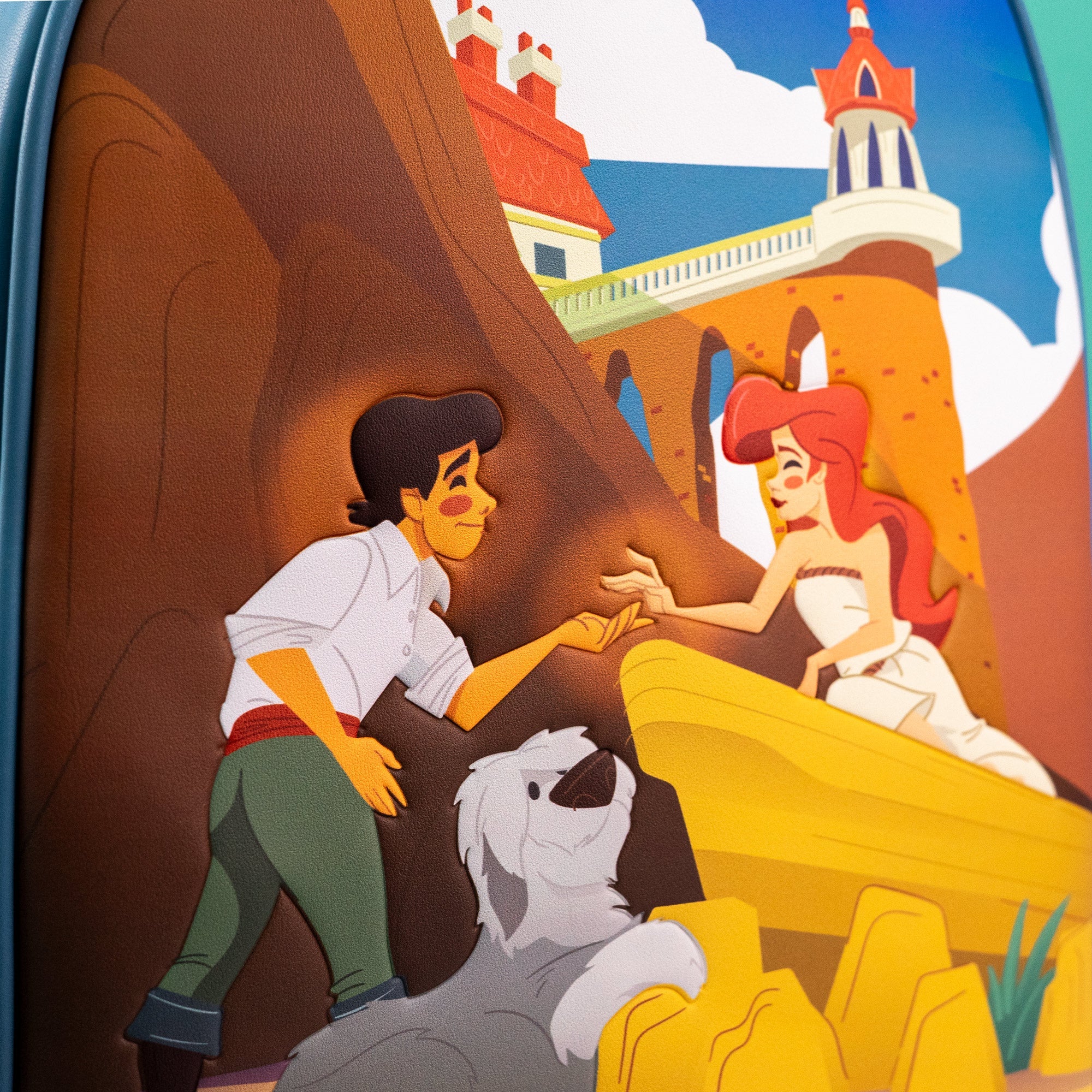 Loungefly x Disney The Little Mermaid Ariel and Eric Beach Scene Mini Backpack - Image 2