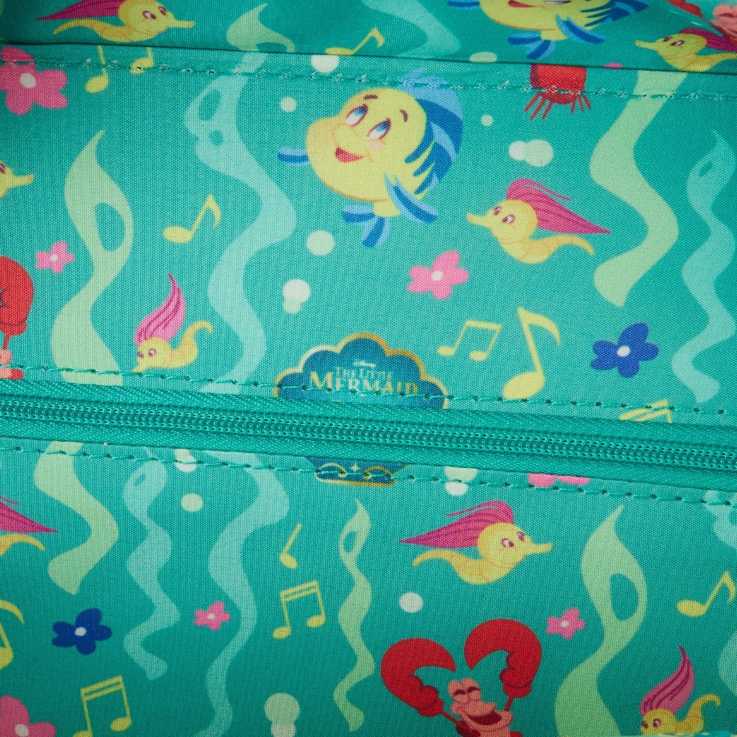Loungefly x Disney The Little Mermaid 35th Anniversary Ariel Crossbody Bag - Image 6