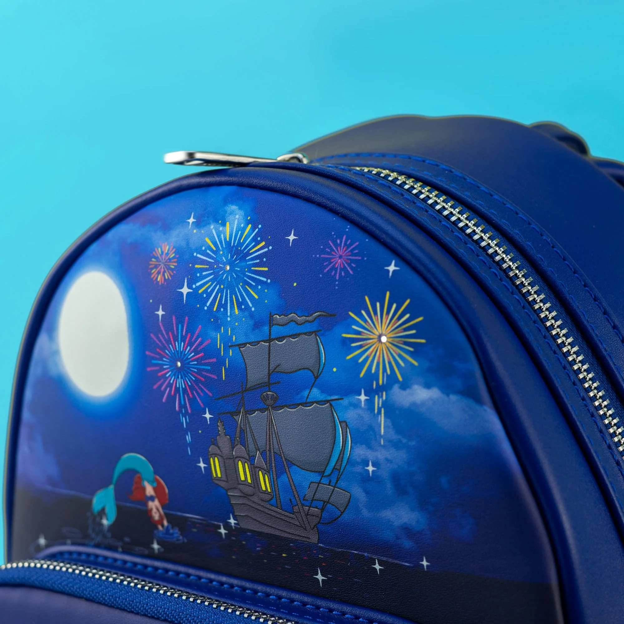 Loungefly x Disney The Little Mermaid Ariel Fireworks Light-up Mini Backpack - Image 3